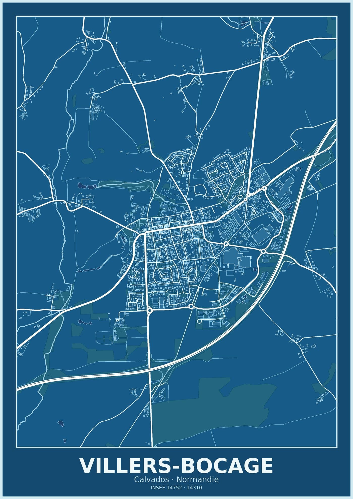 Plan de Villers-Bocage