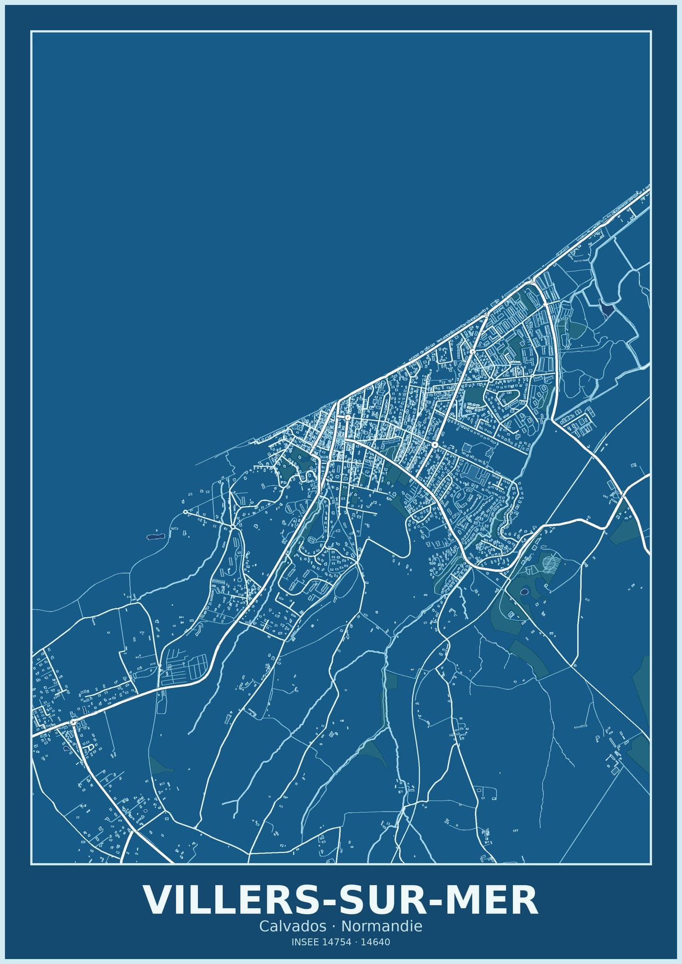 Plan de Villers-sur-Mer