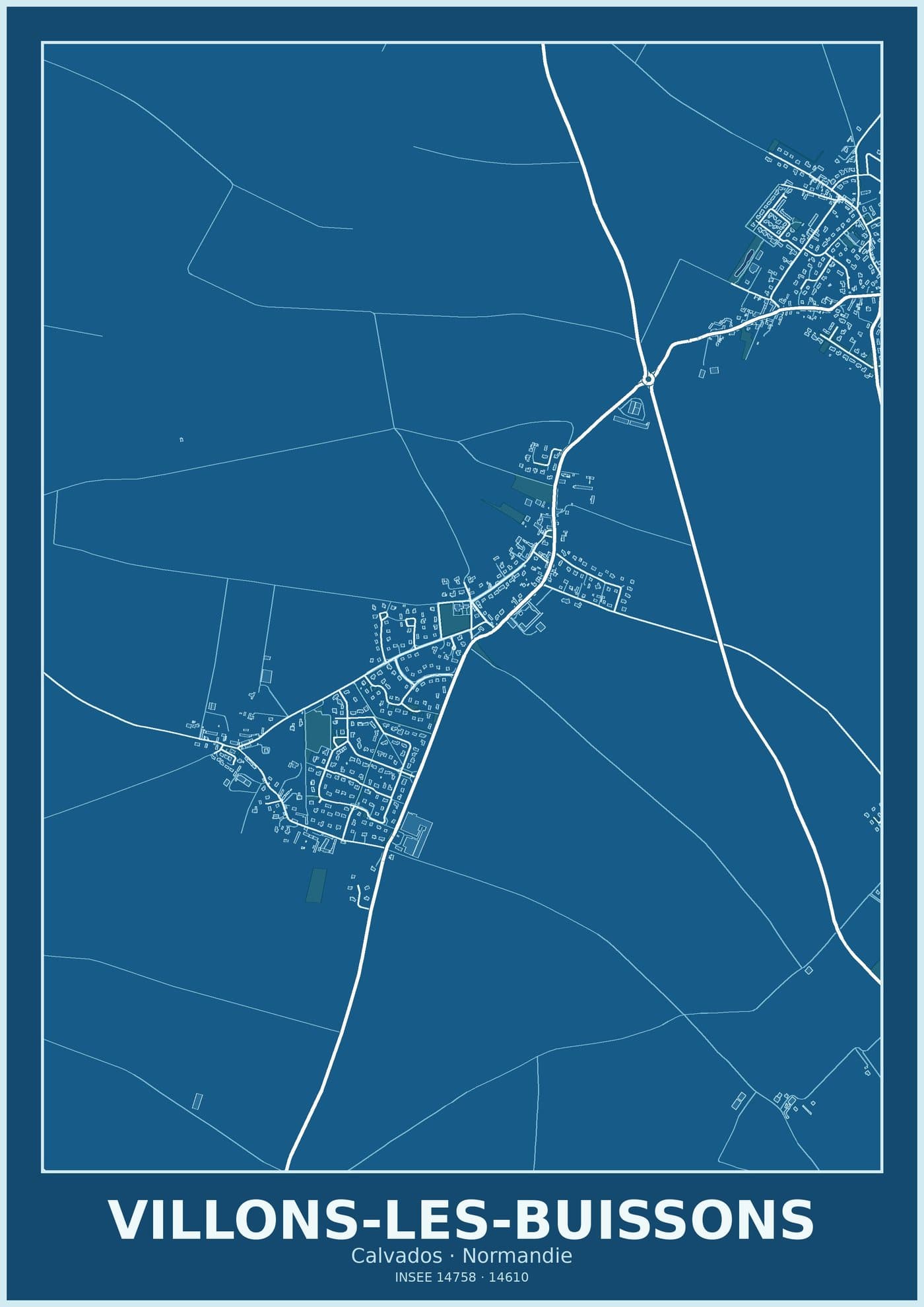 Plan de Villons-les-Buissons