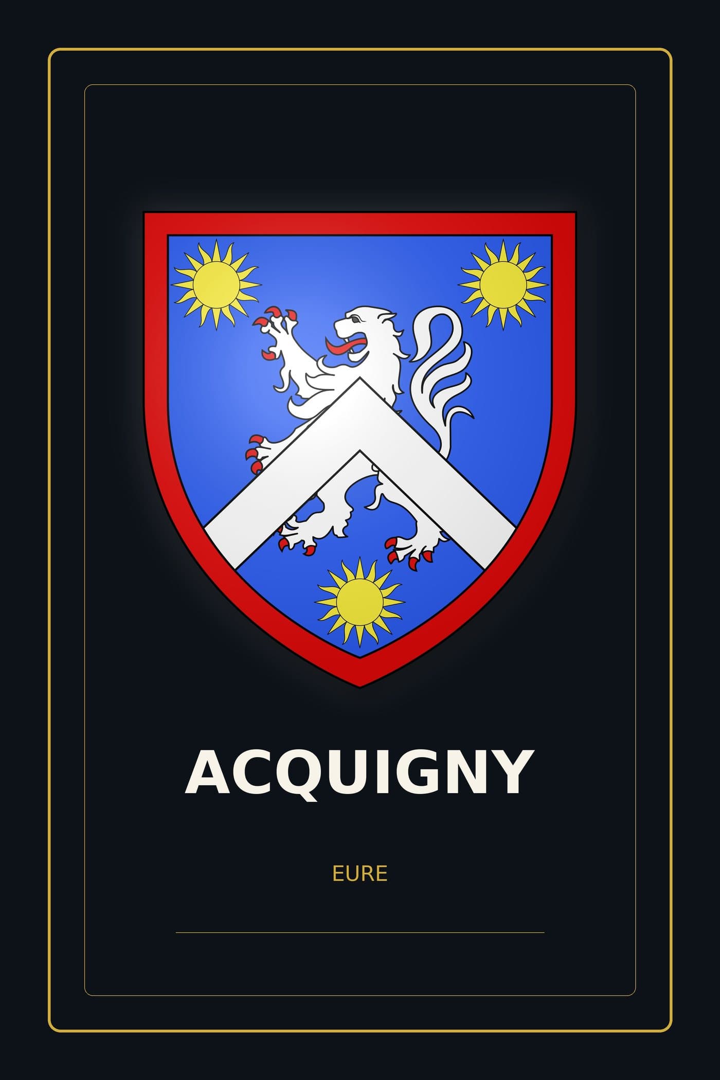 Blason d'Acquigny