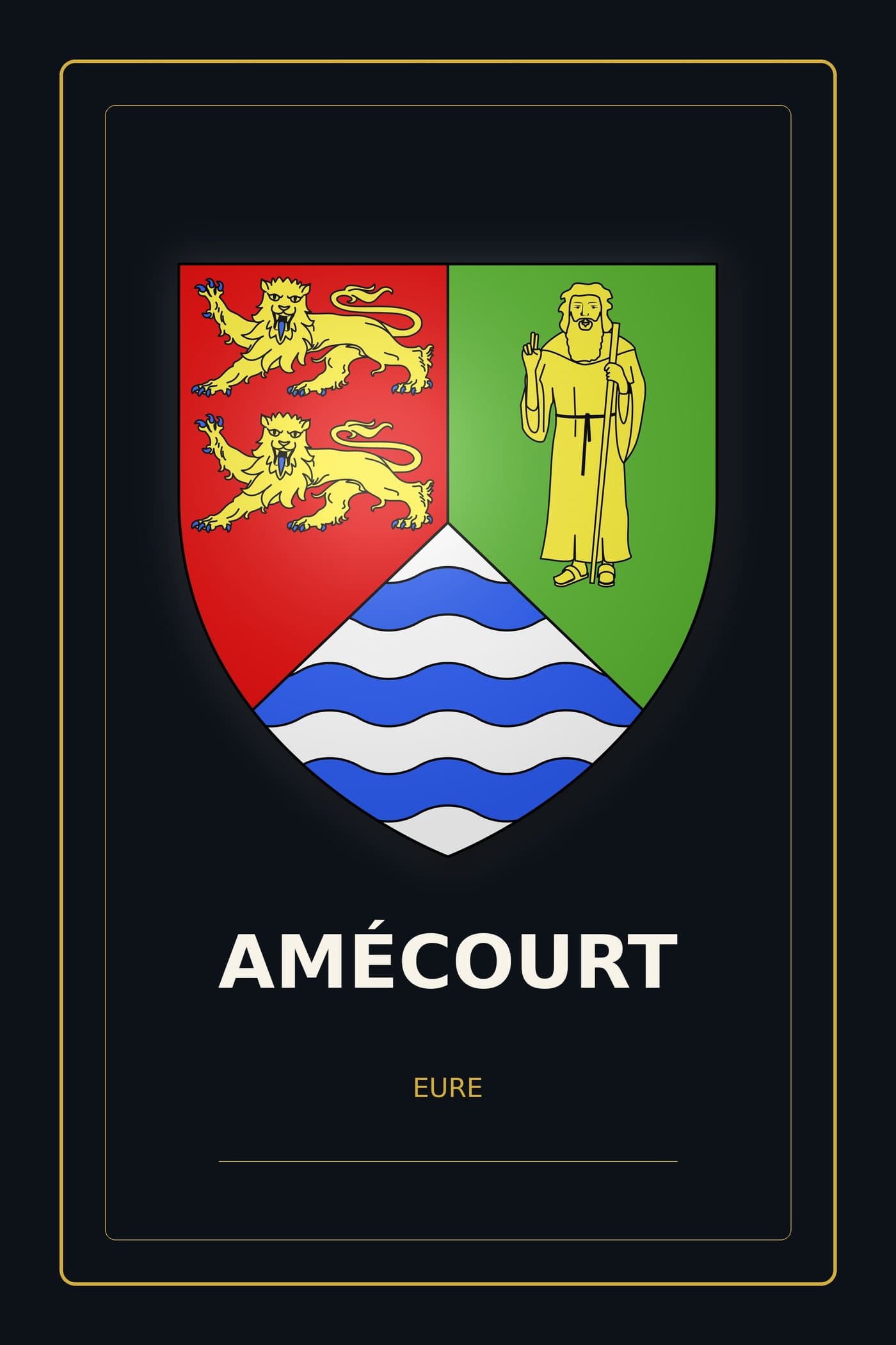 Blason d'Amécourt
