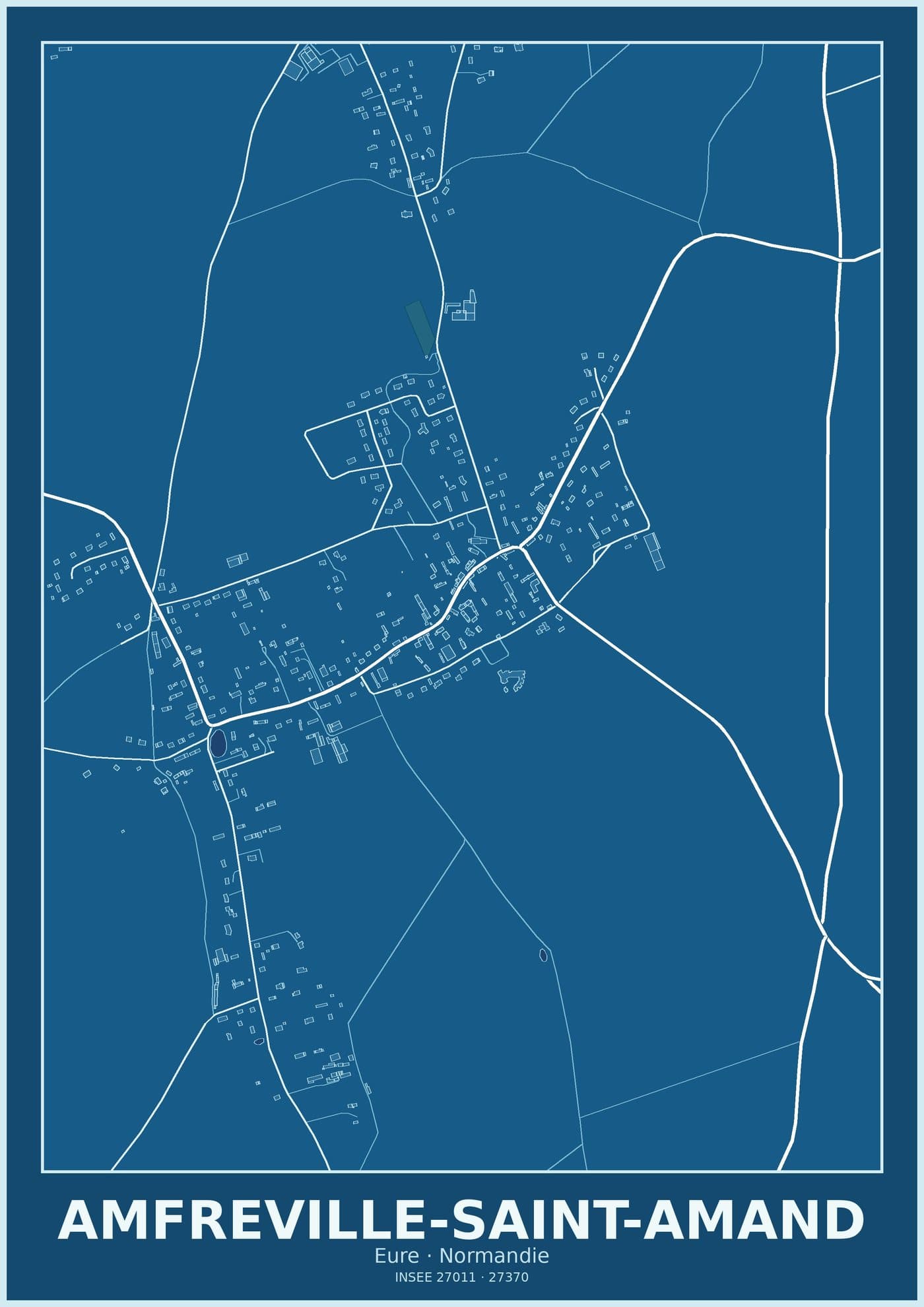 Plan d'Amfreville-Saint-Amand