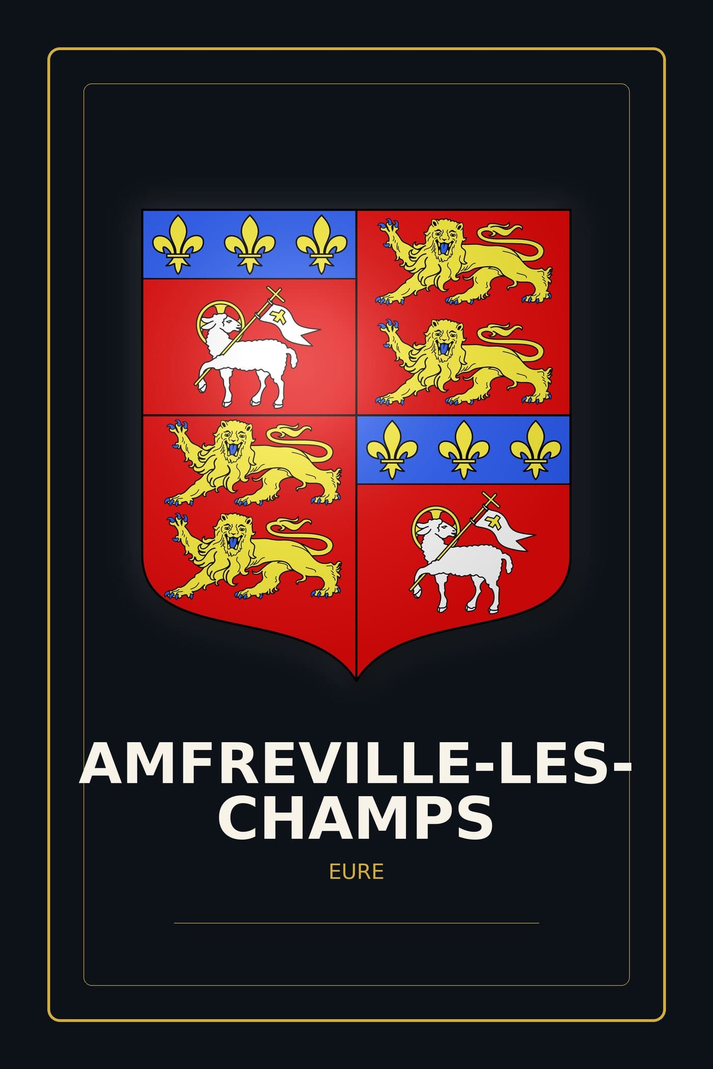 Blason d'Amfreville-les-Champs