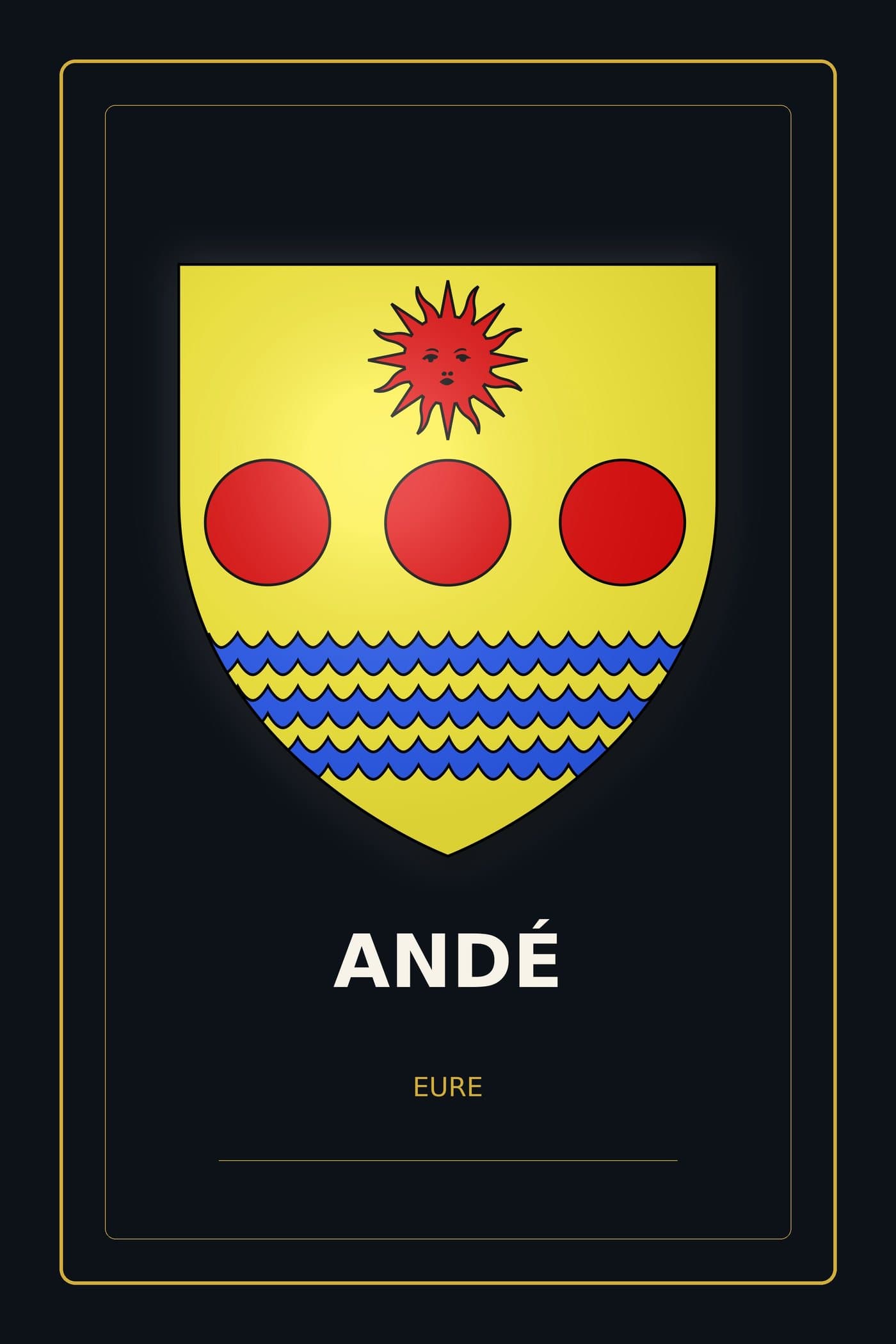 Blason d'Andé