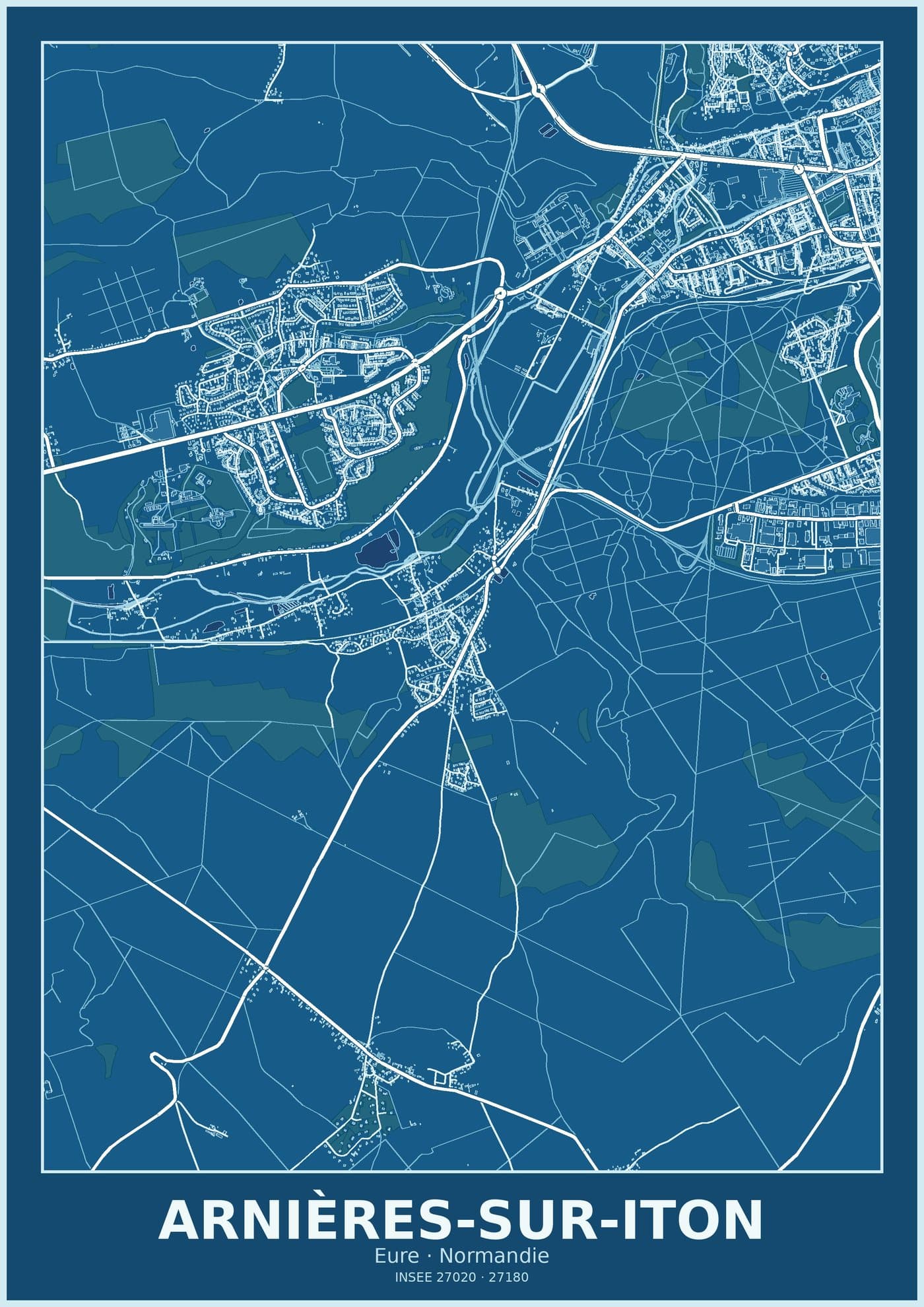 Plan d'Arnières-sur-Iton