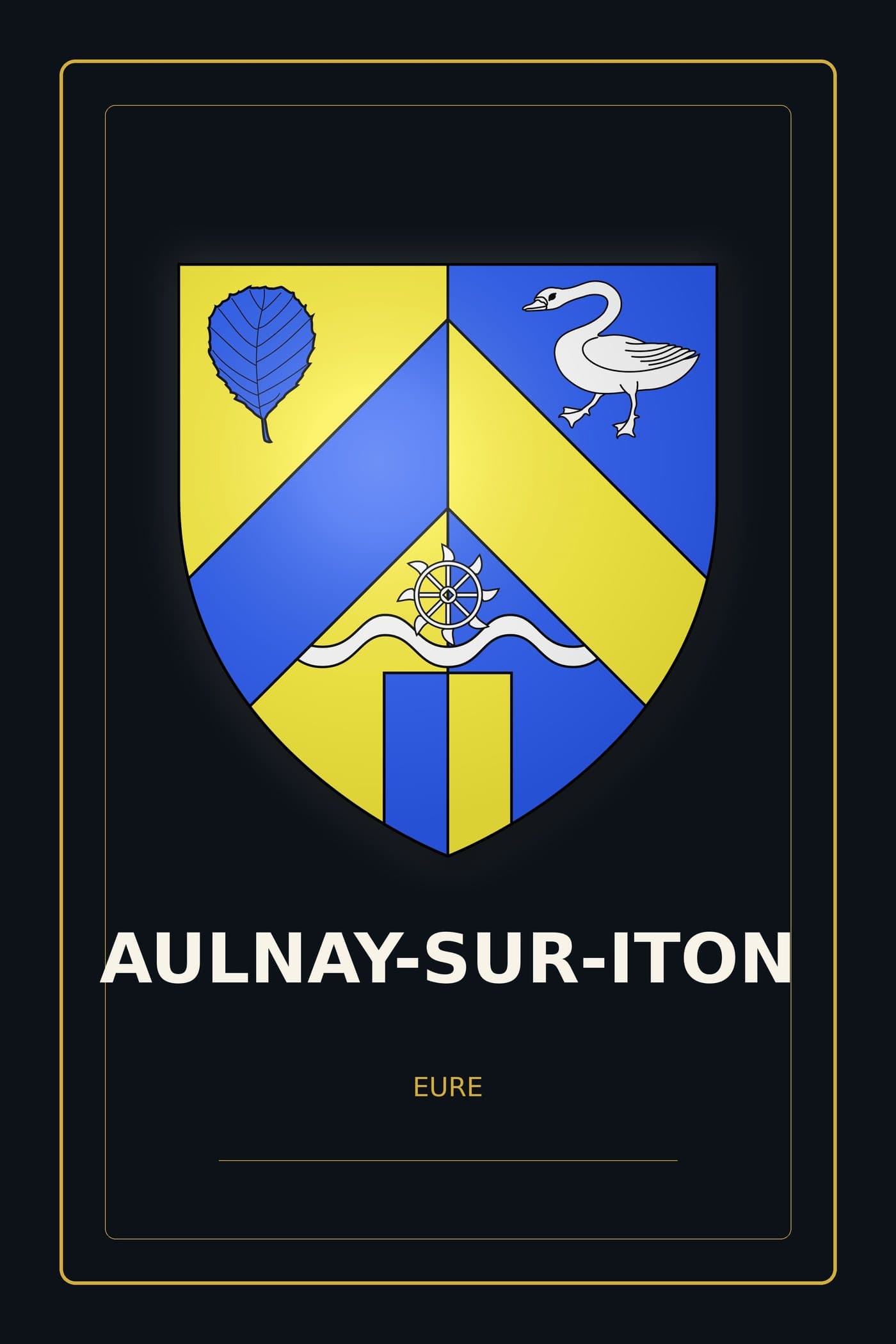 Blason d'Aulnay-sur-Iton