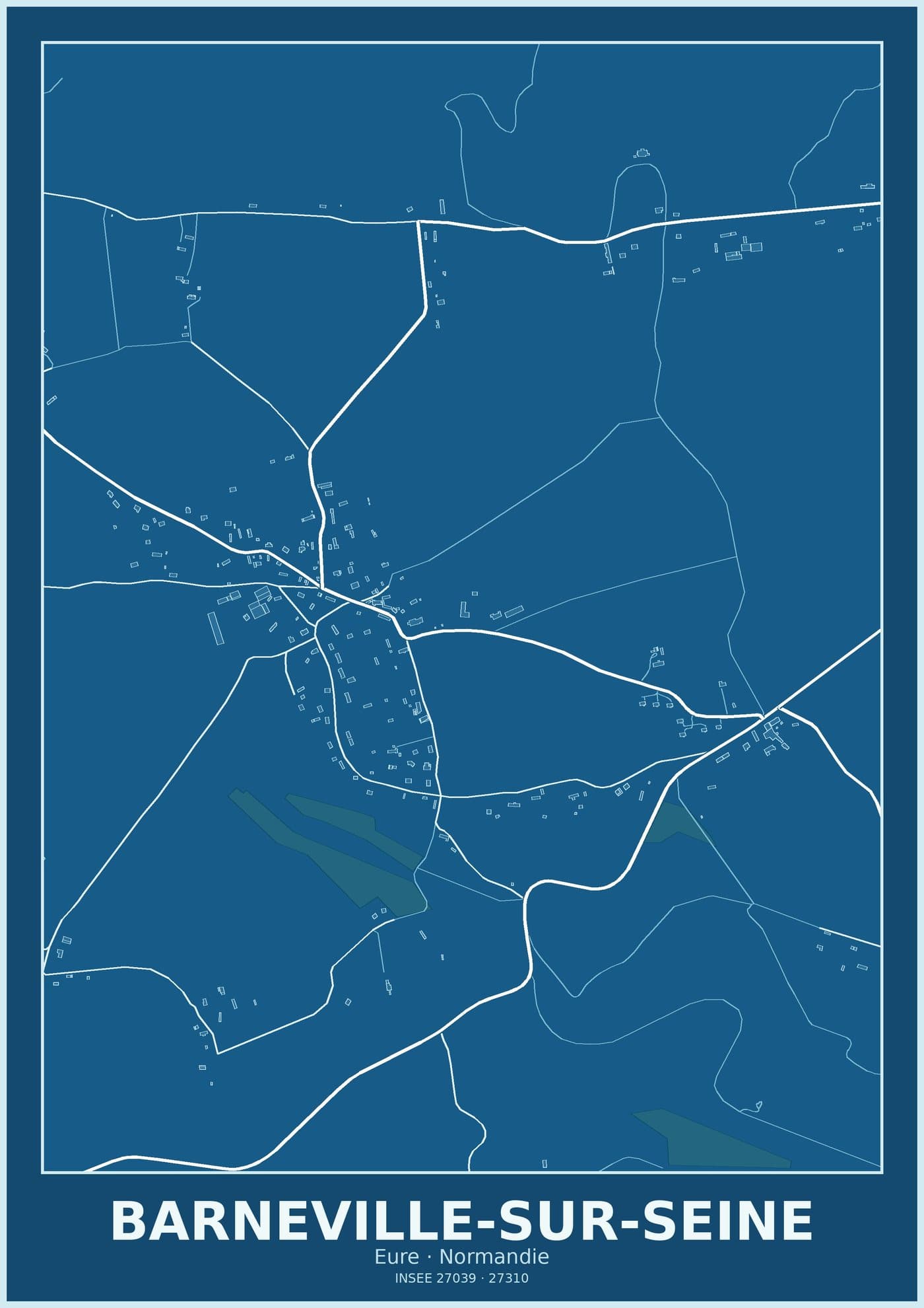 Plan de Barneville-sur-Seine
