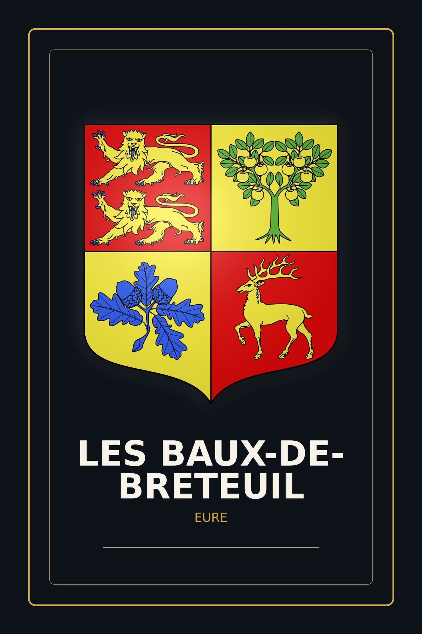 Blason des Baux-de-Breteuil