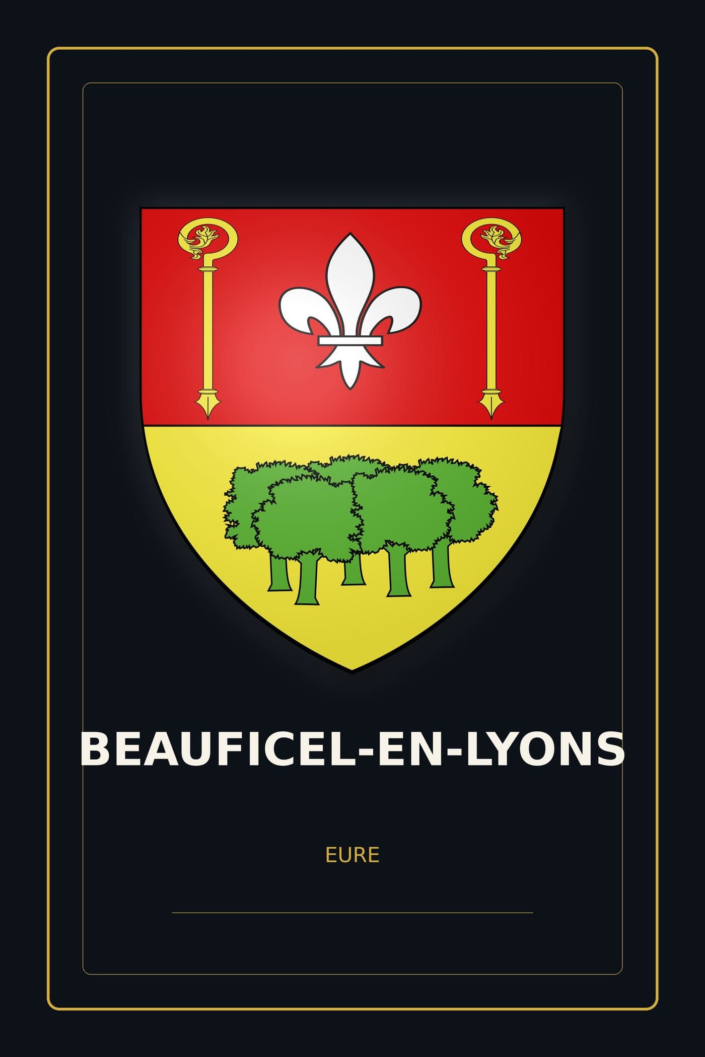 Blason de Beauficel-en-Lyons