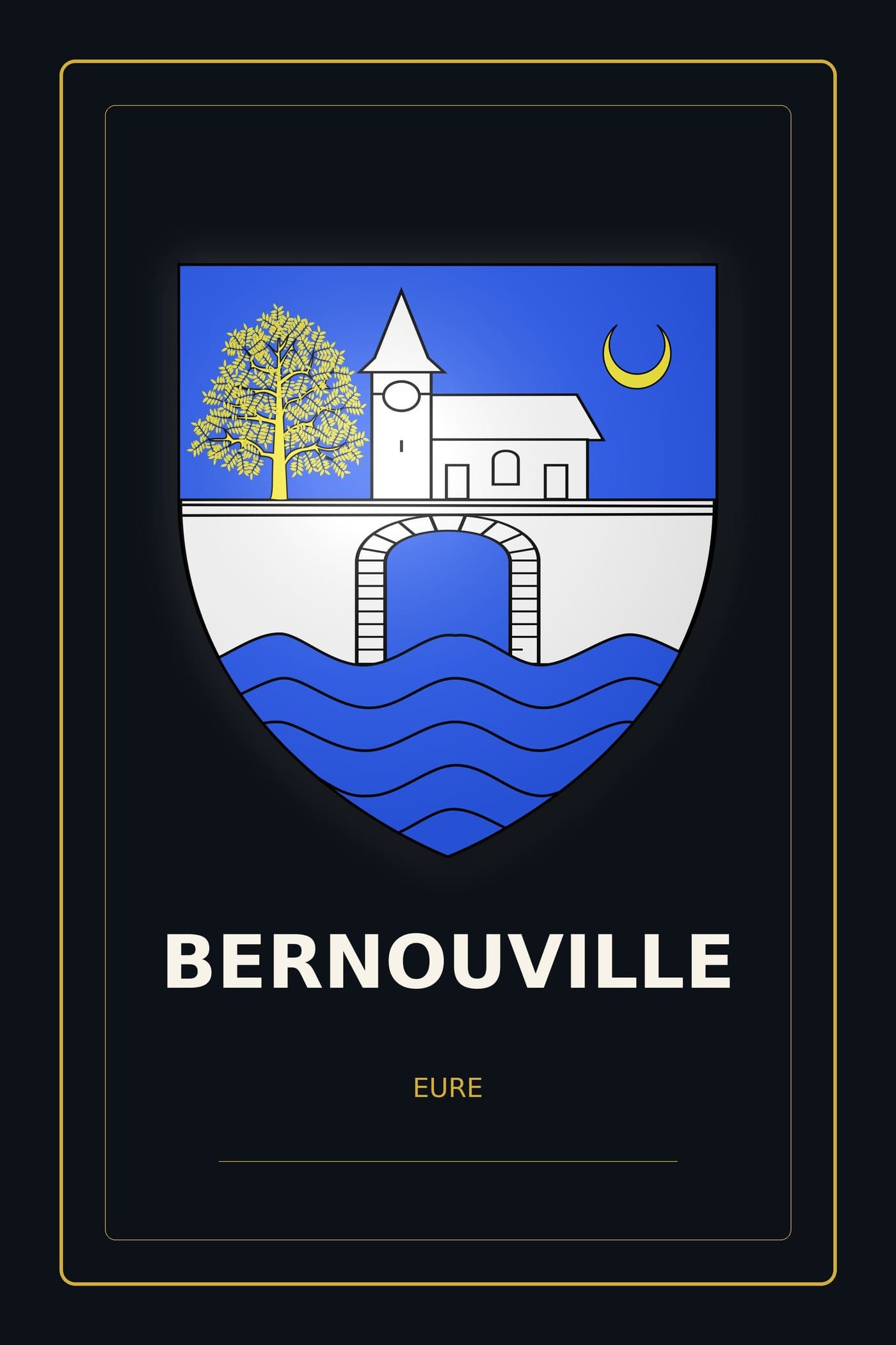 Blason de Bernouville