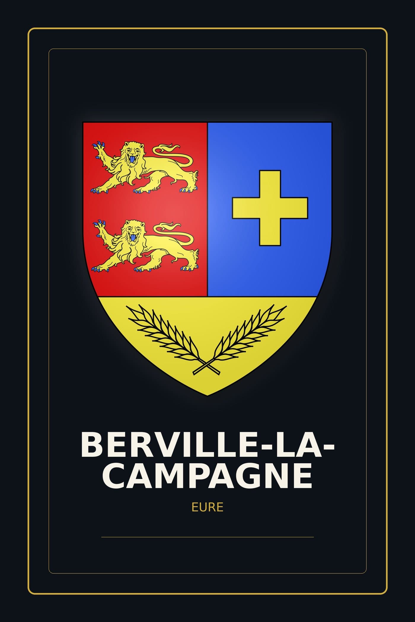 Blason de Berville-la-Campagne