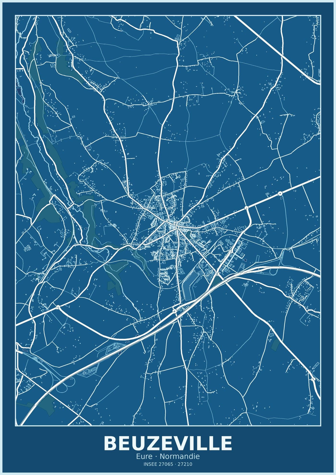 Plan de Beuzeville