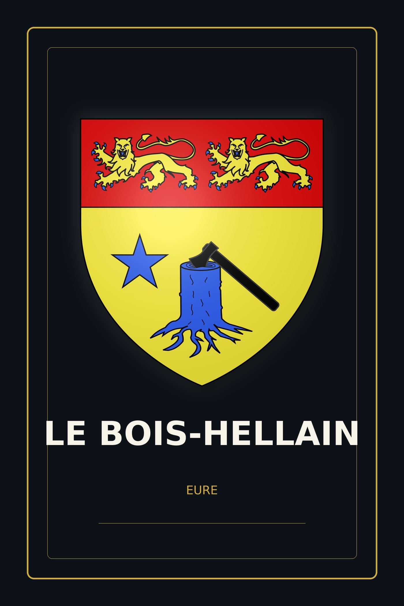 Blason du Bois-Hellain