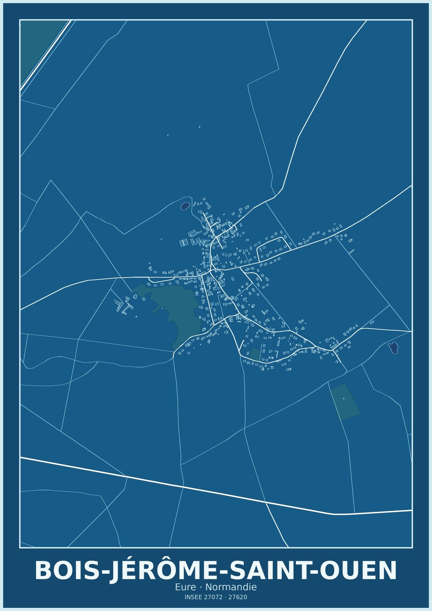 Plan de Bois-Jérôme-Saint-Ouen