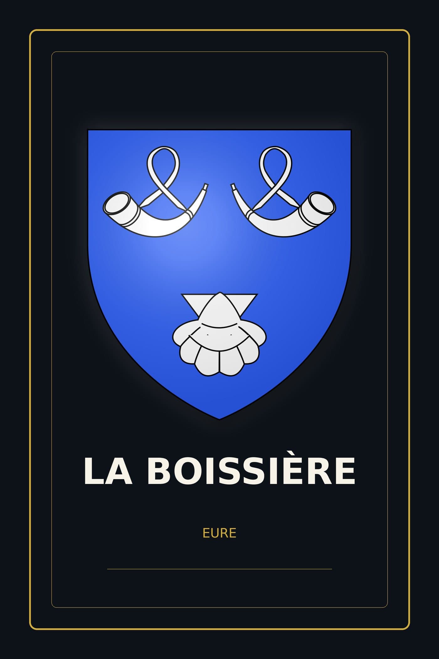 Blason de La Boissière