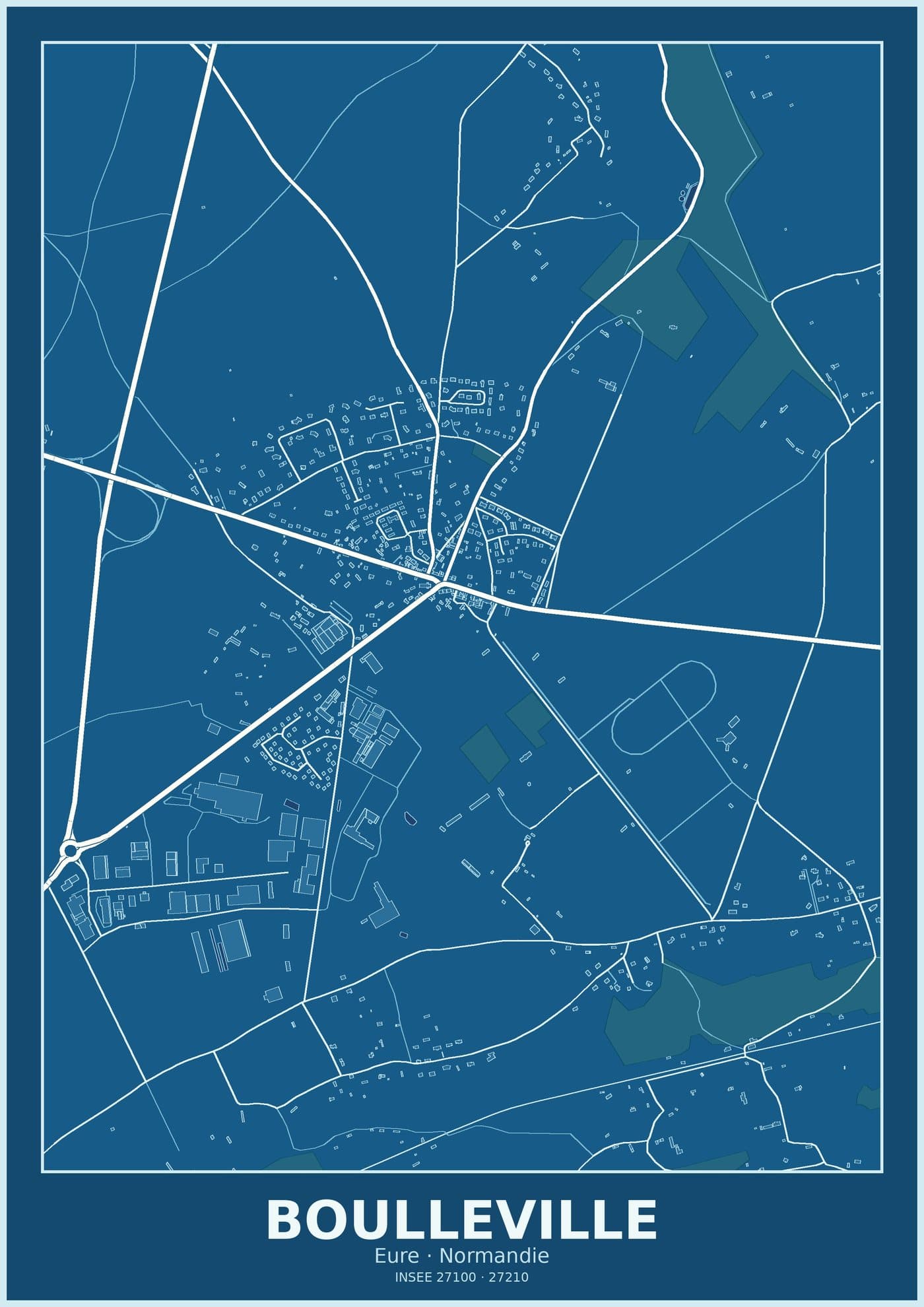 Plan de Boulleville