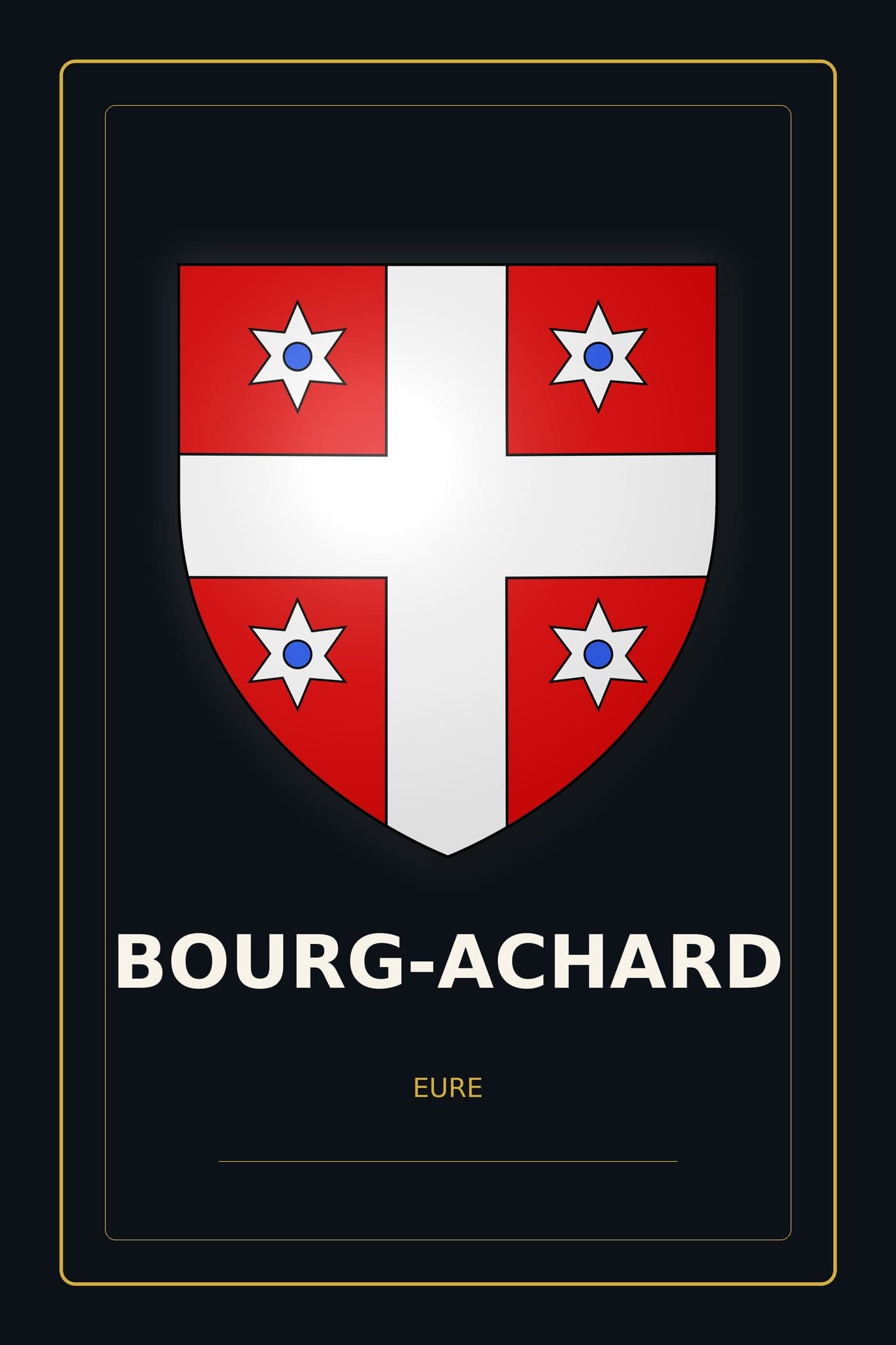 Blason de Bourg-Achard