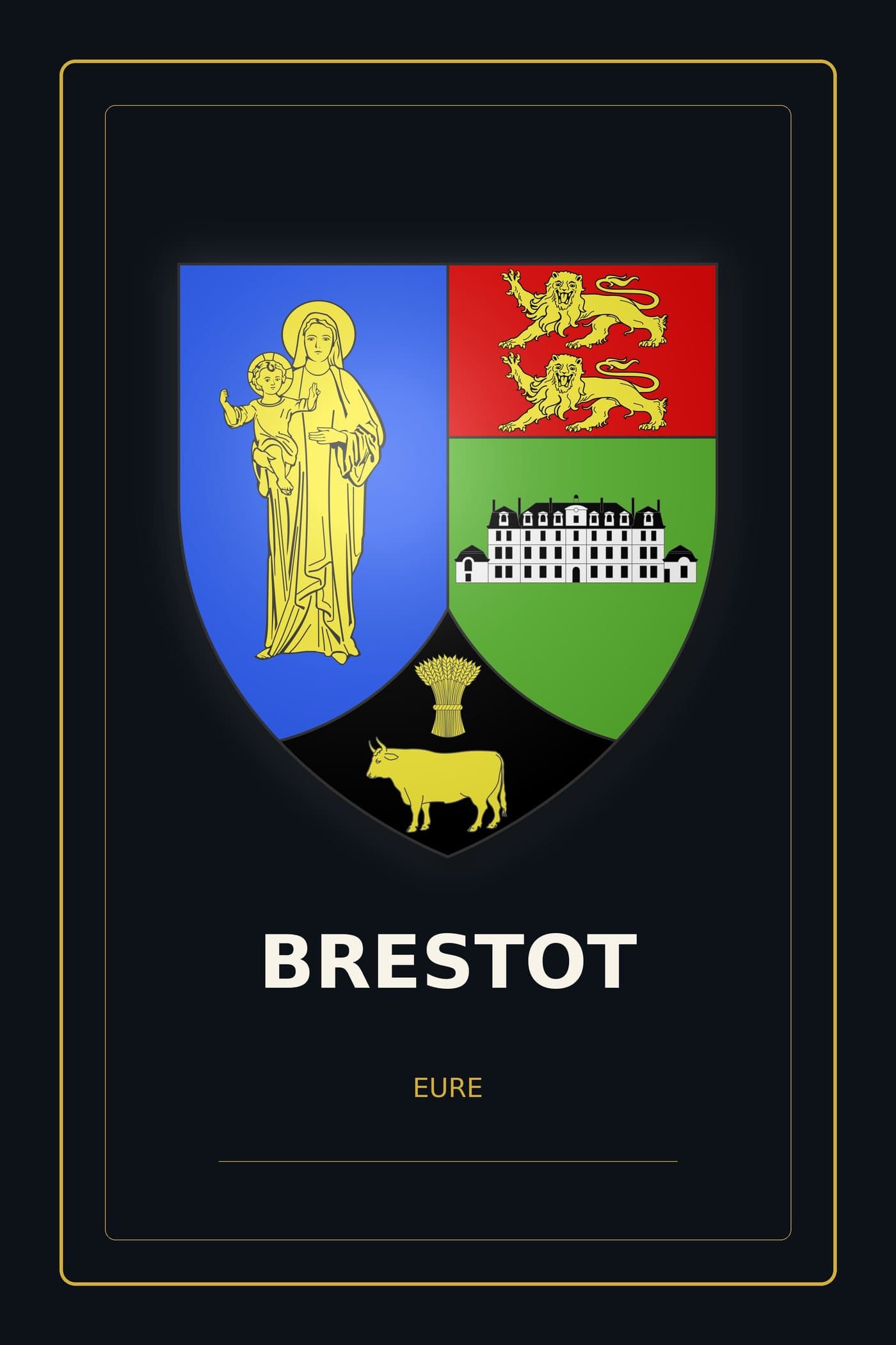 Blason de Brestot