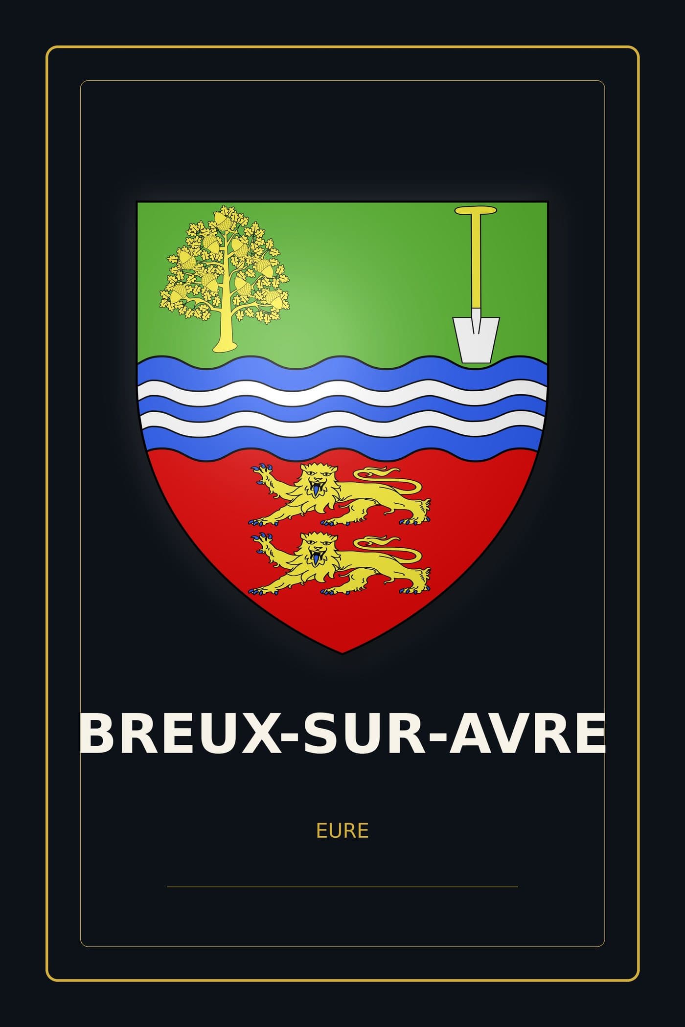 Blason de Breux-sur-Avre
