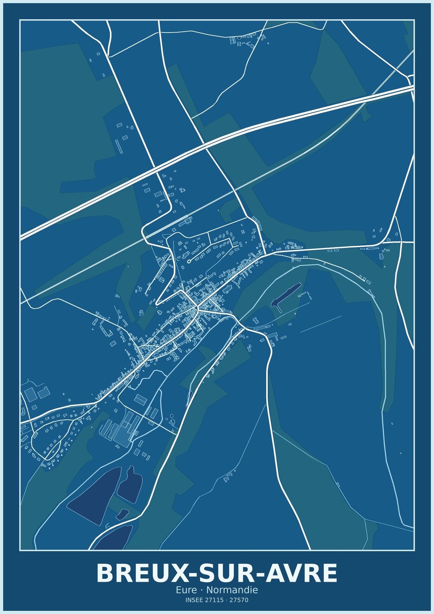 Plan de Breux-sur-Avre