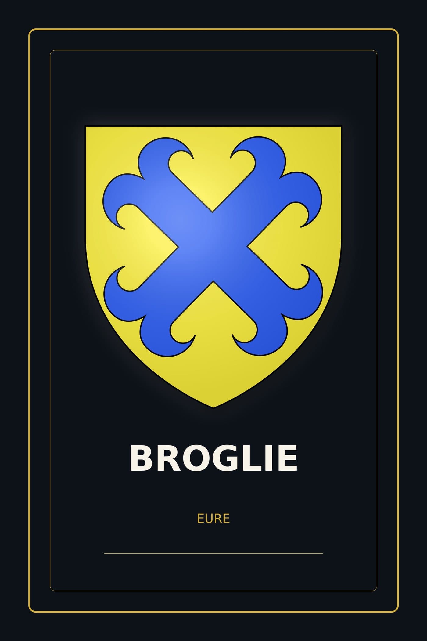 Blason de Broglie