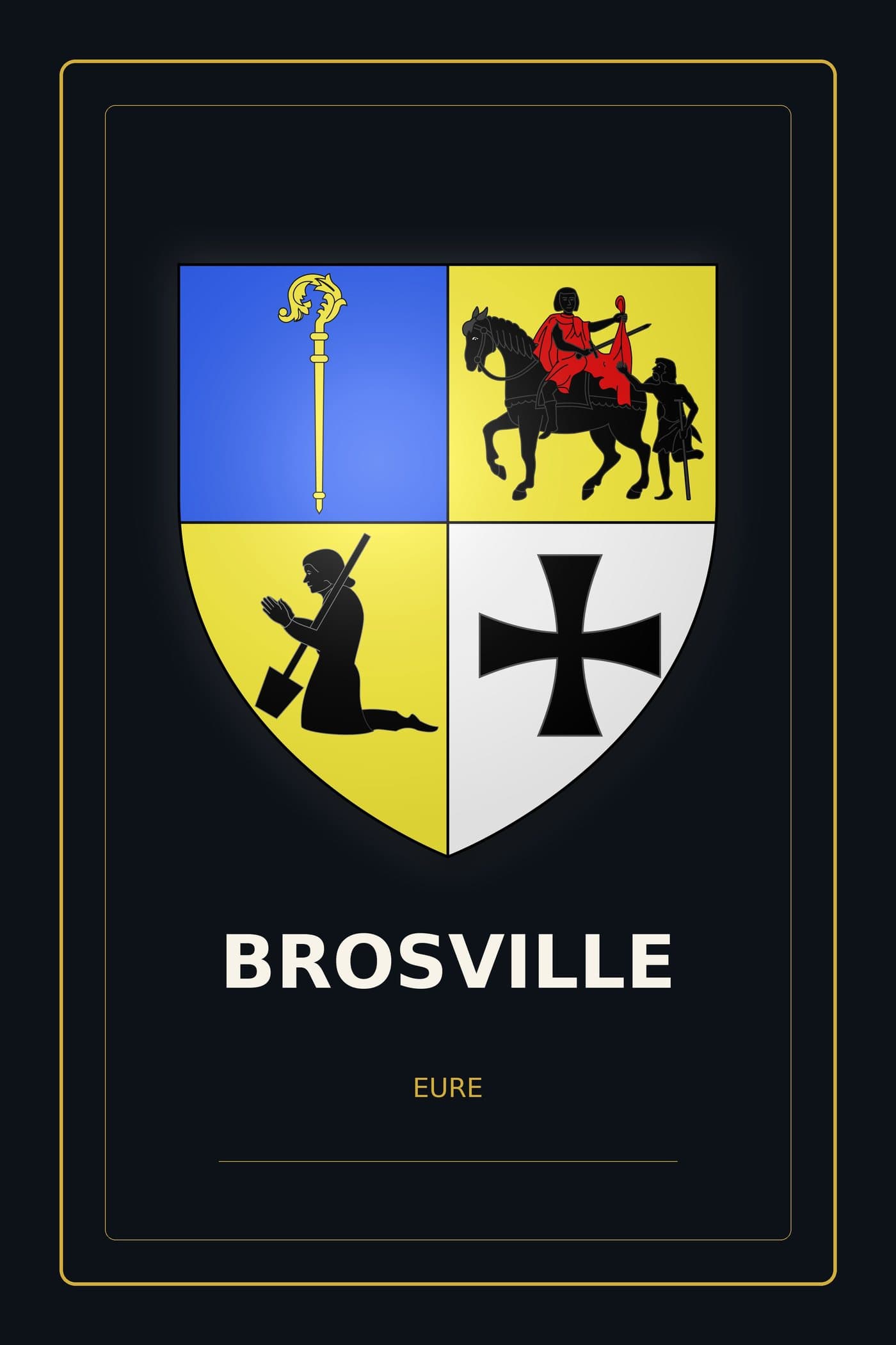 Blason de Brosville