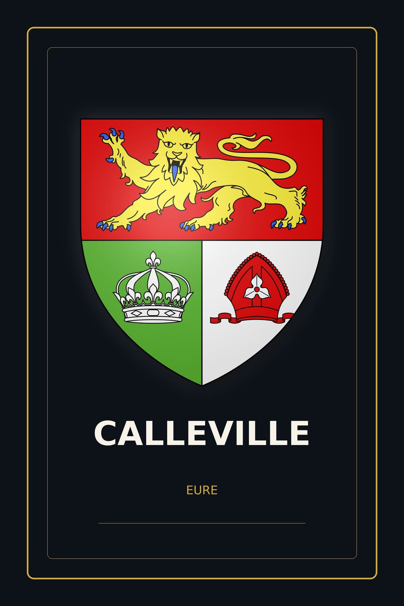 Blason de Calleville