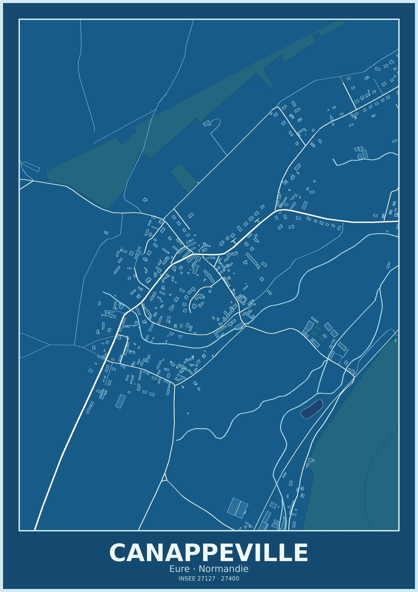 Plan de Canappeville