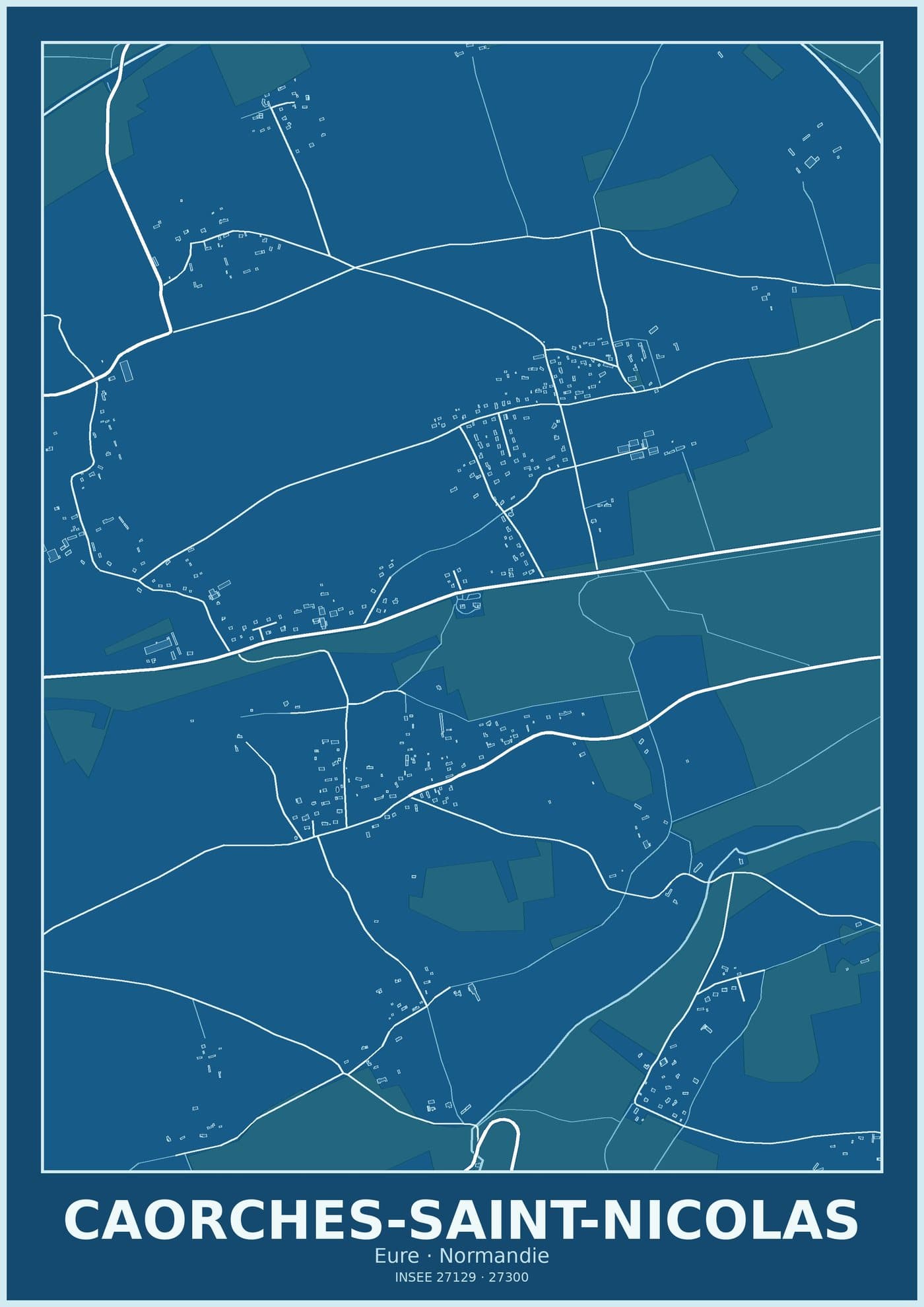 Plan de Caorches-Saint-Nicolas