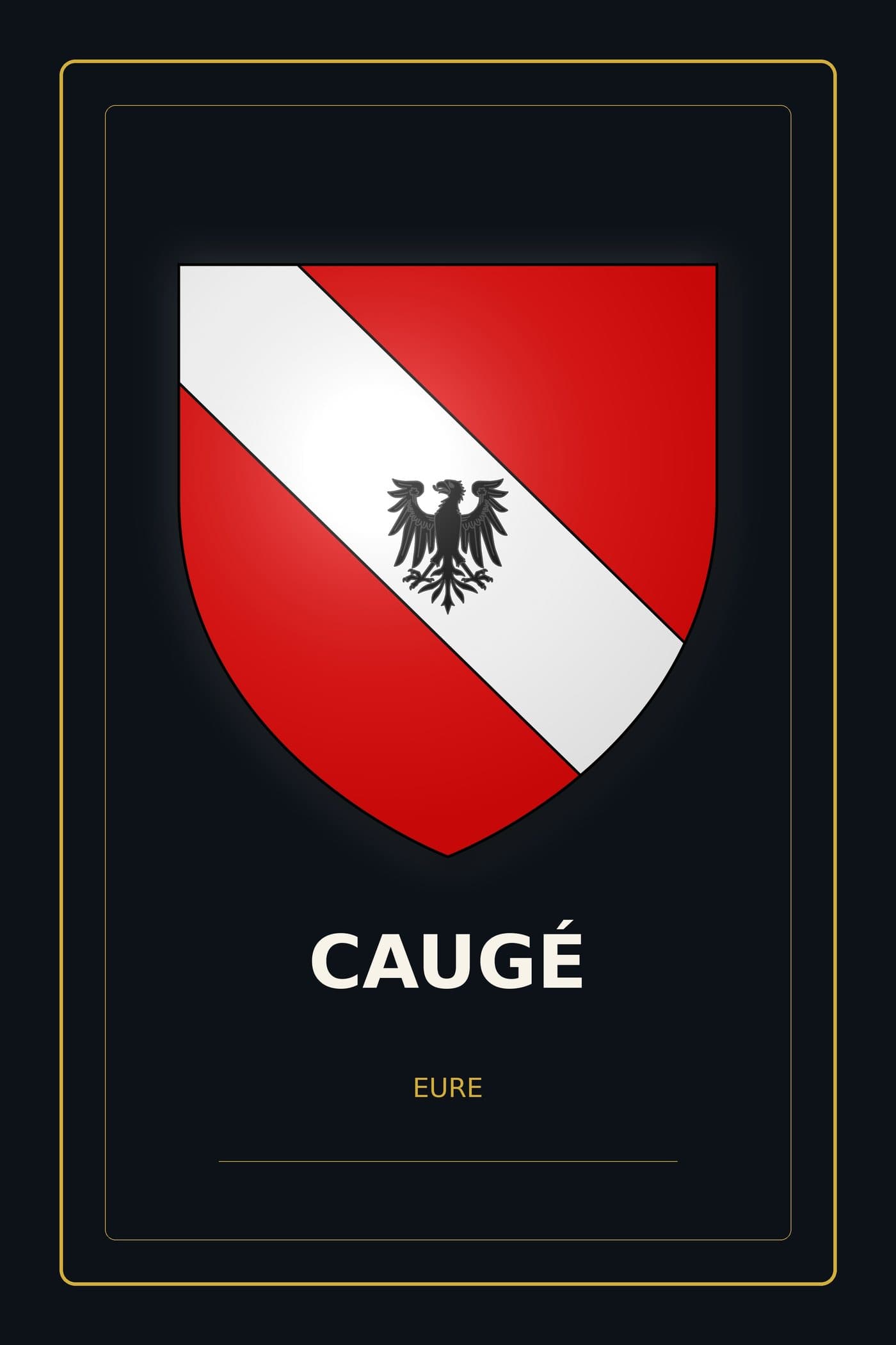 Blason de Caugé