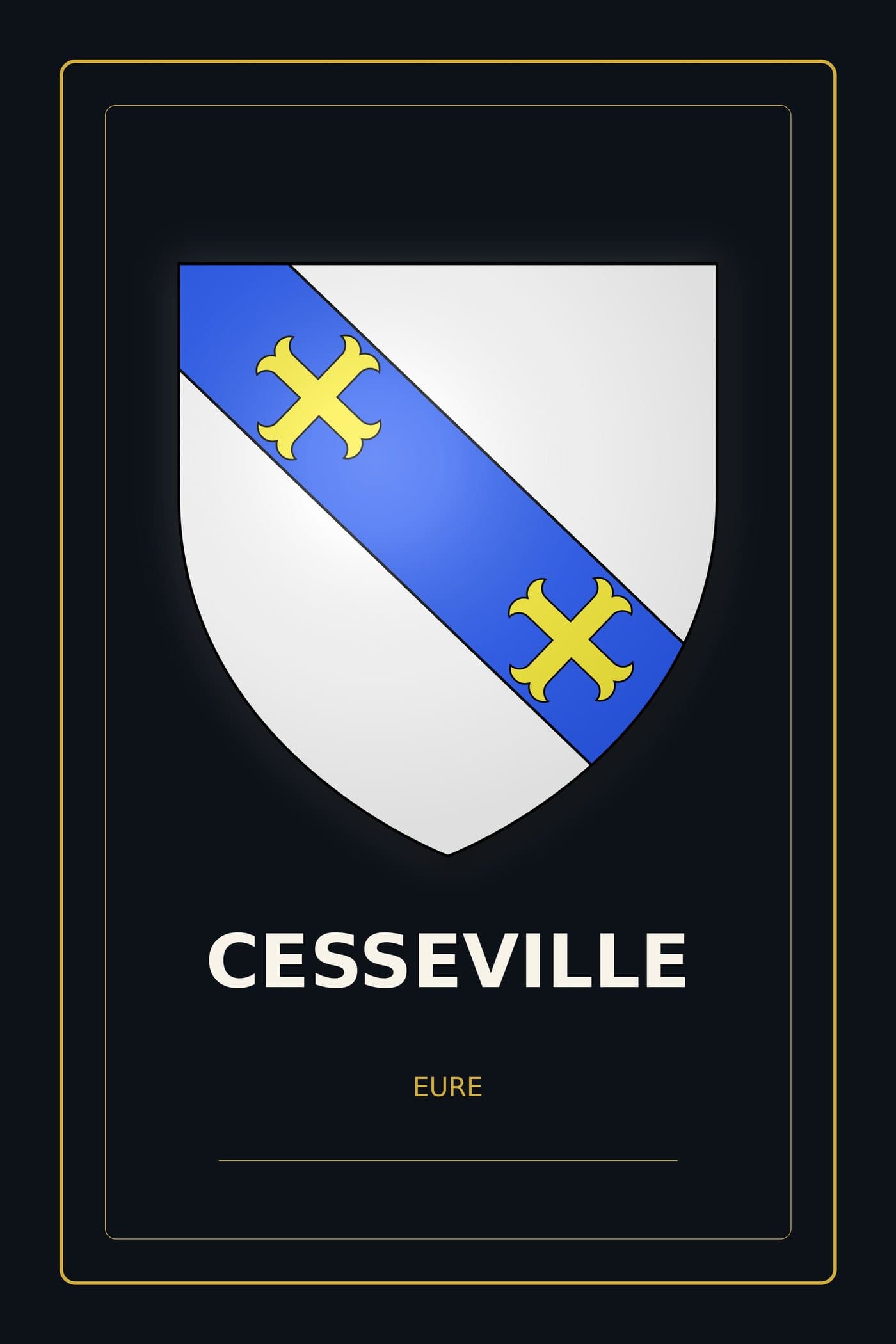 Blason de Cesseville