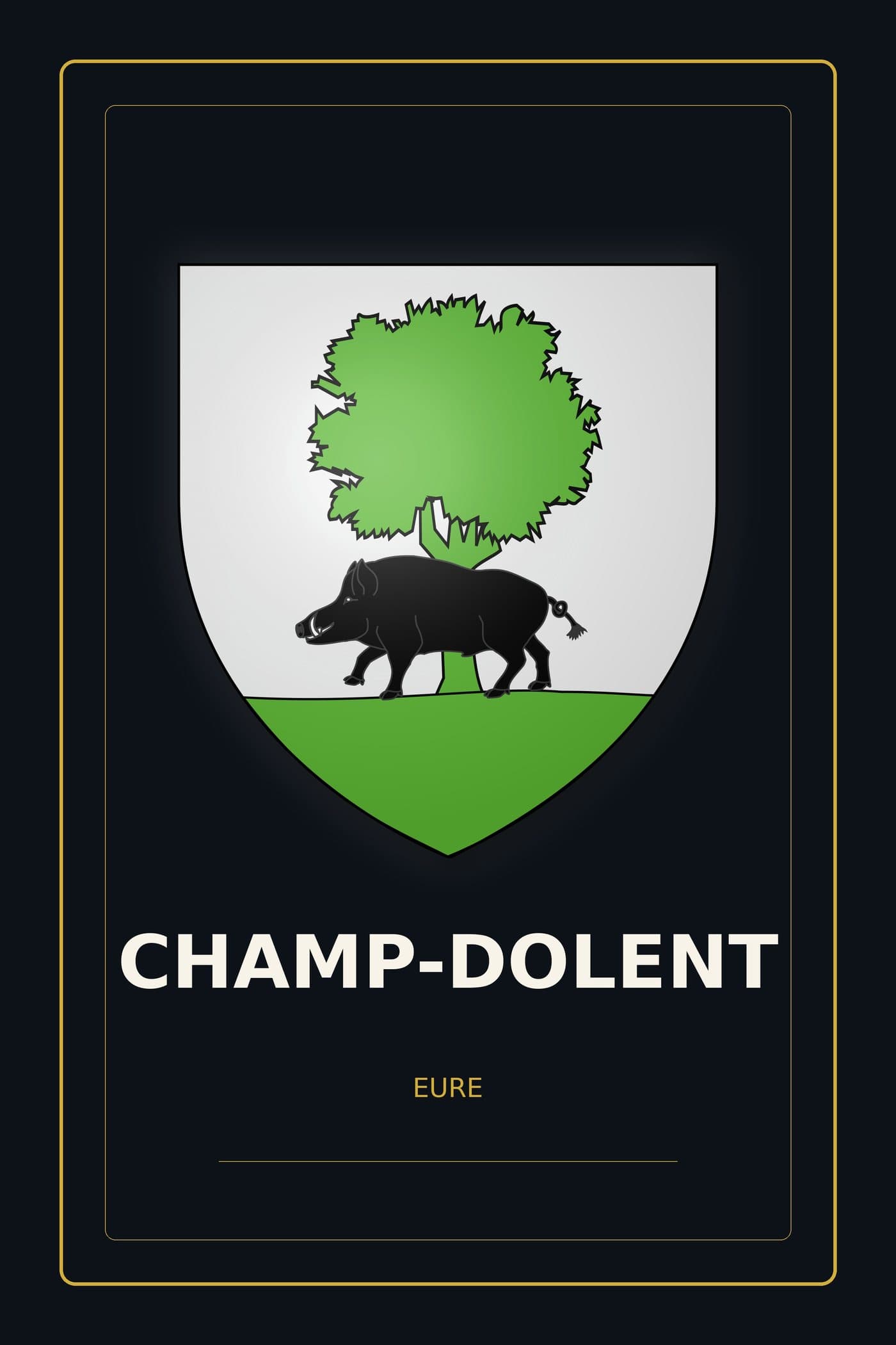Blason de Champ-Dolent