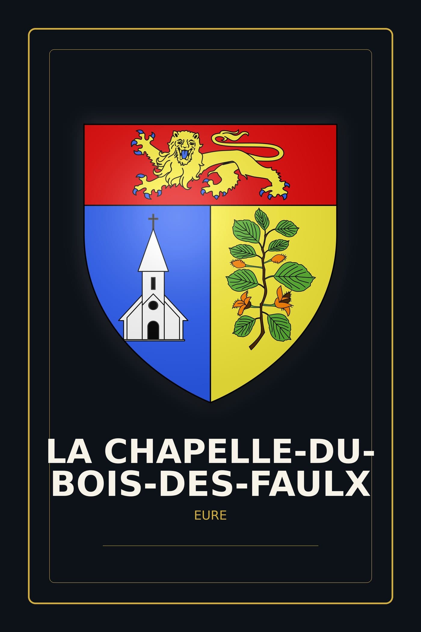 Blason de La Chapelle-du-Bois-des-Faulx