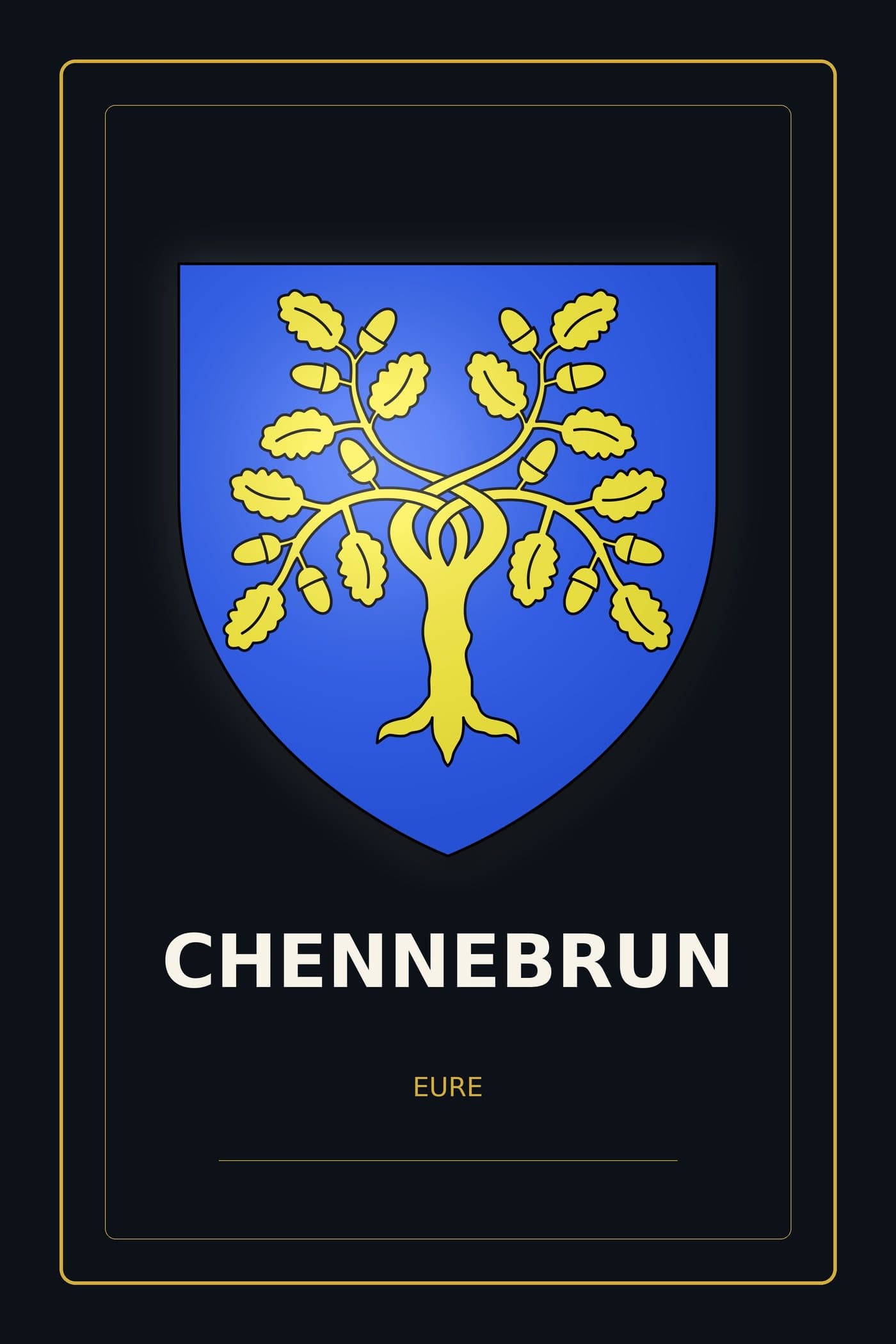 Blason de Chennebrun