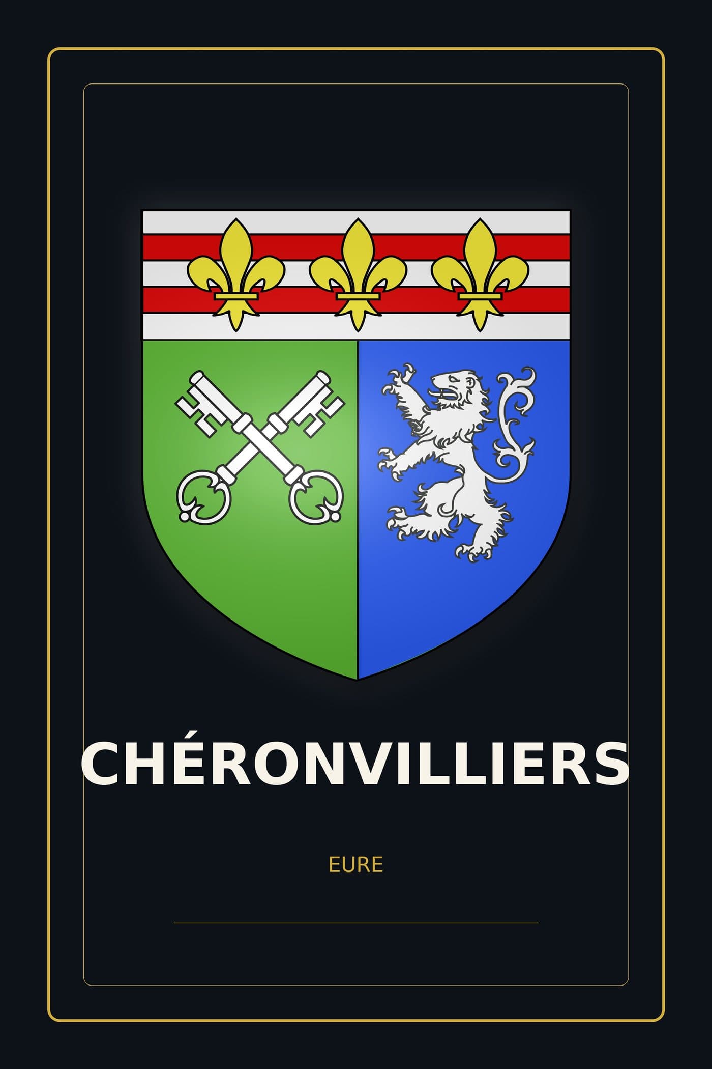 Blason de Chéronvilliers