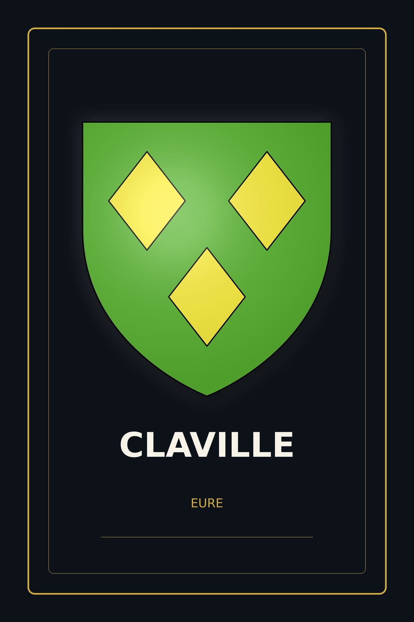 Blason de Claville