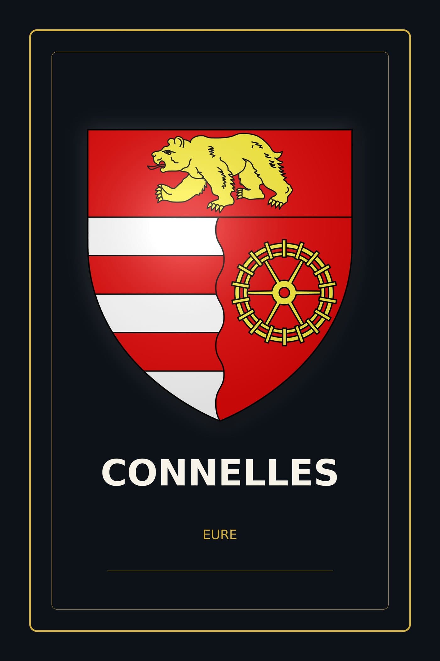 Blason de Connelles