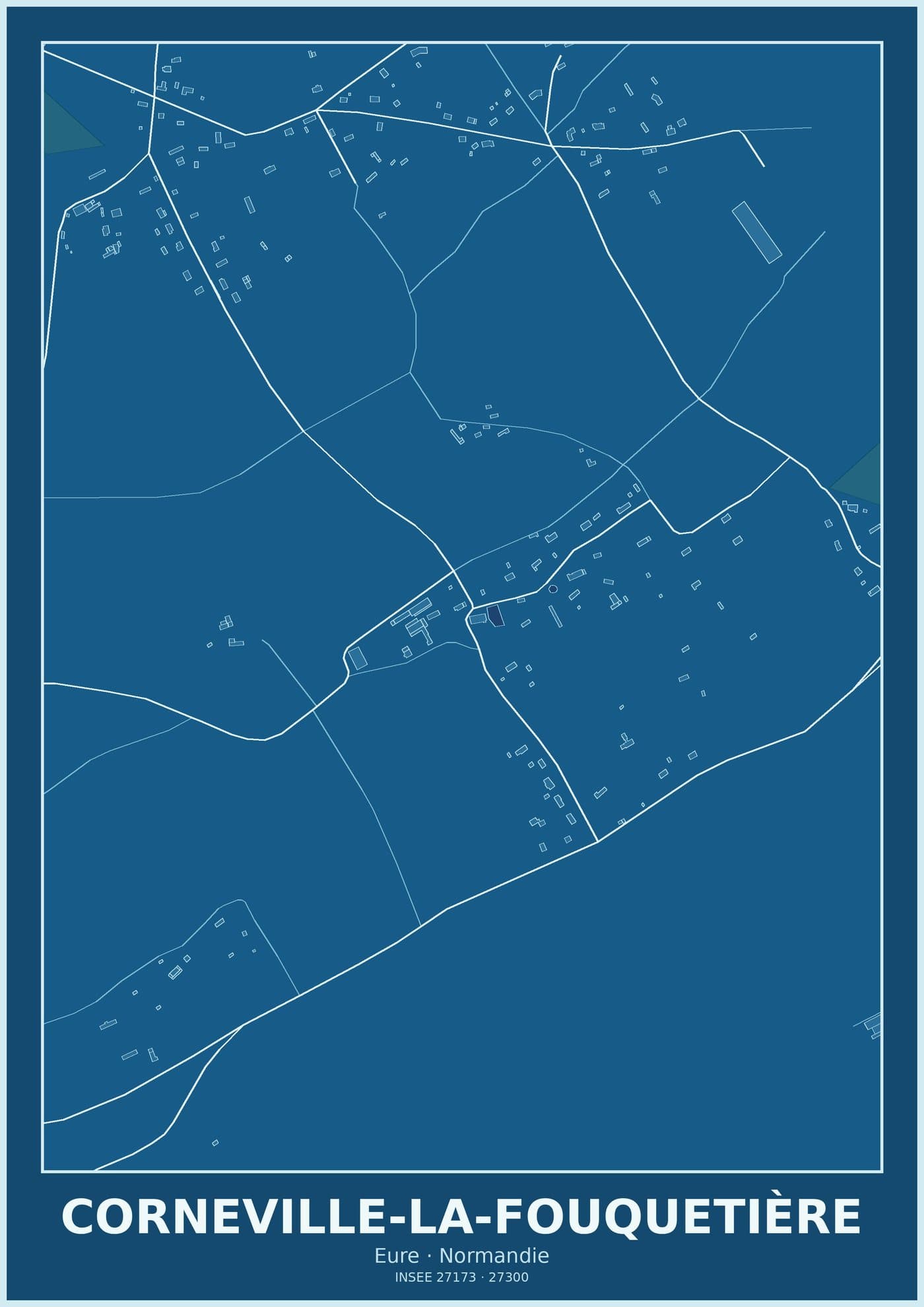 Plan de Corneville-la-Fouquetière