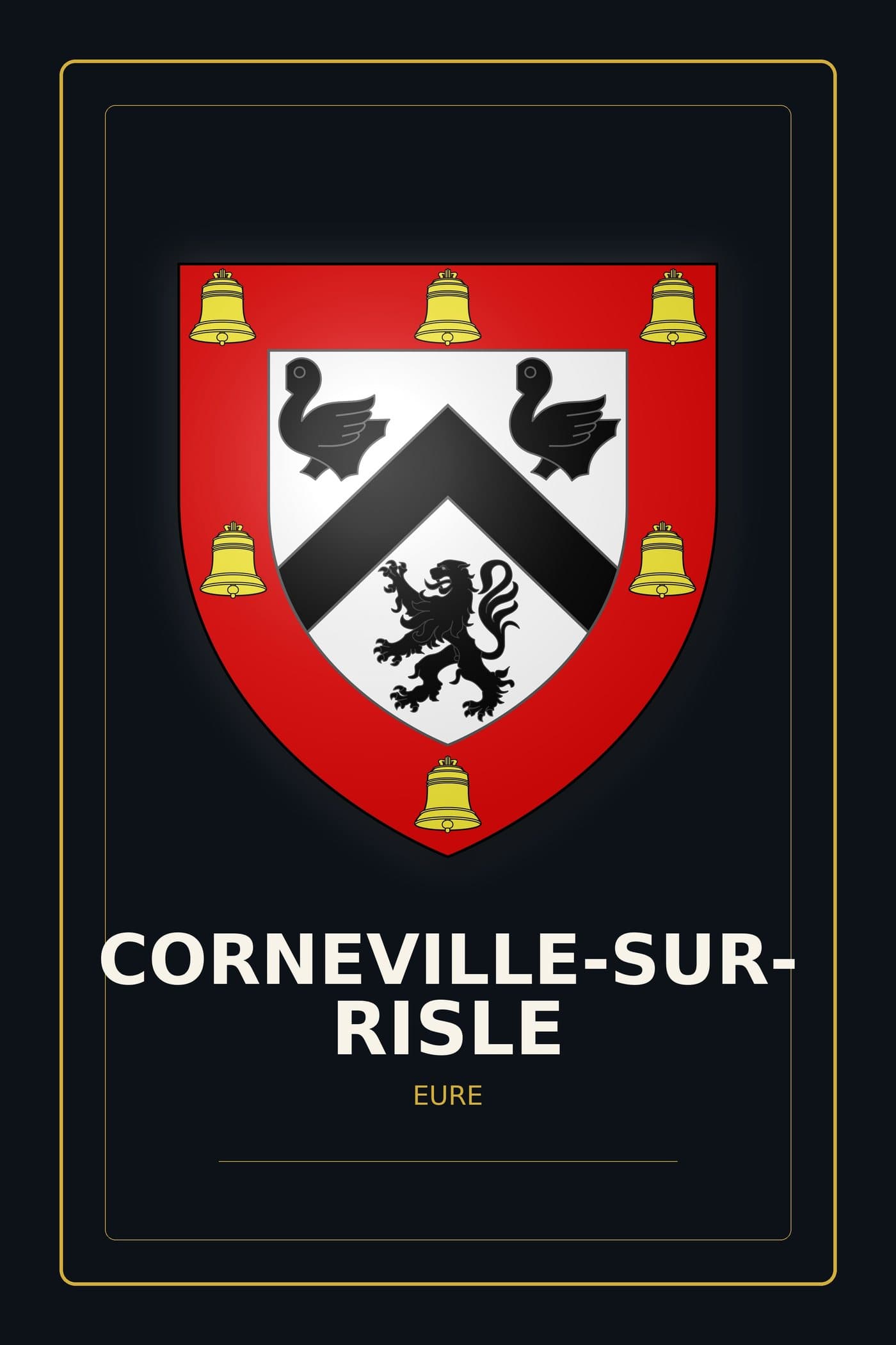 Blason de Corneville-sur-Risle
