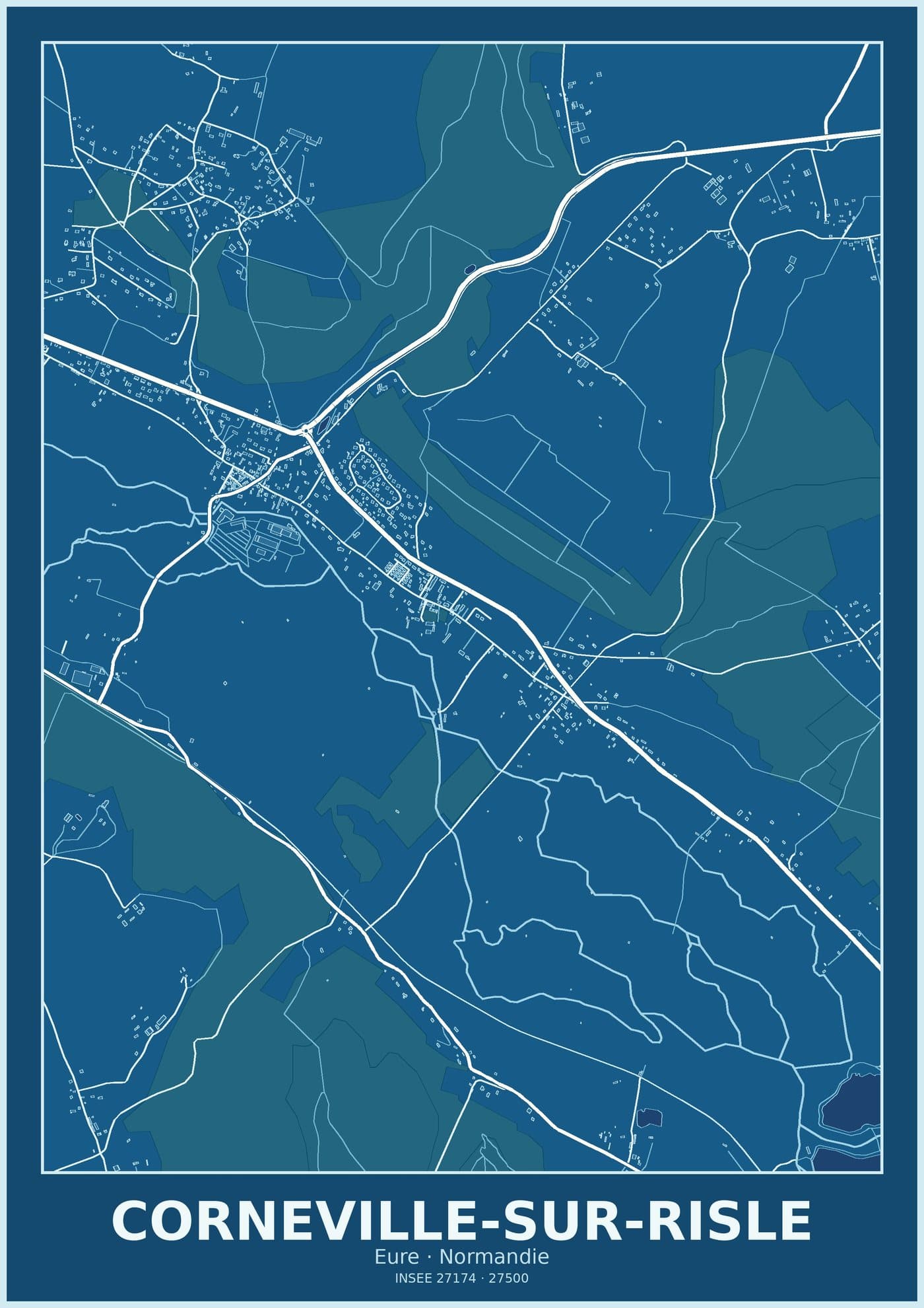 Plan de Corneville-sur-Risle
