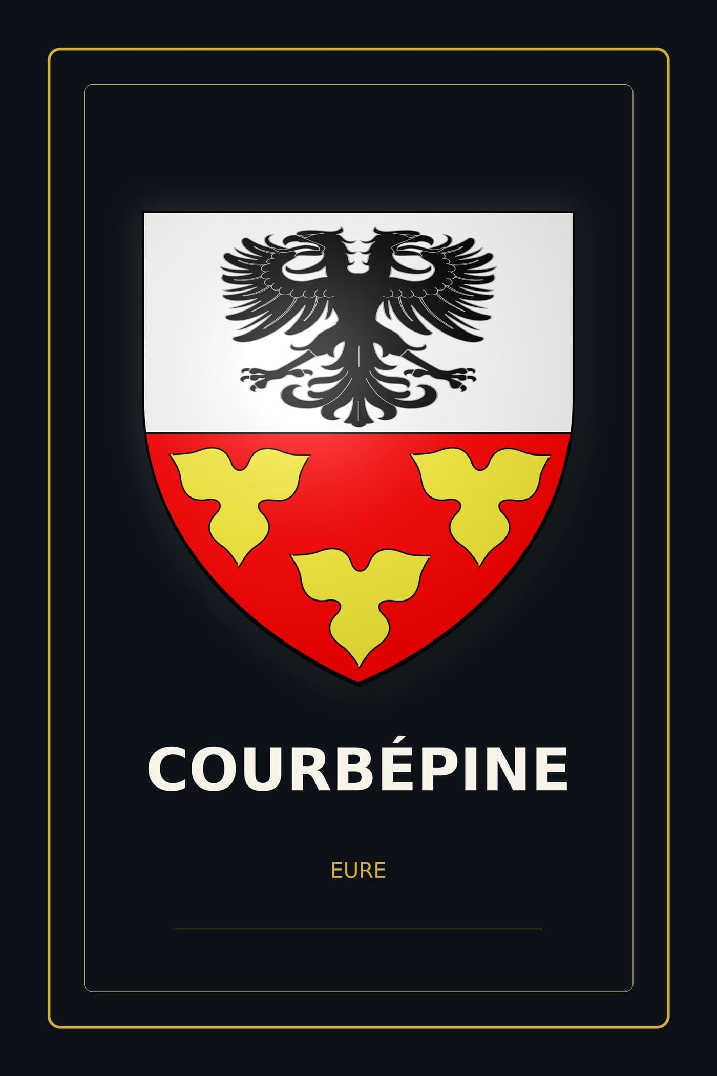 Blason de Courbépine