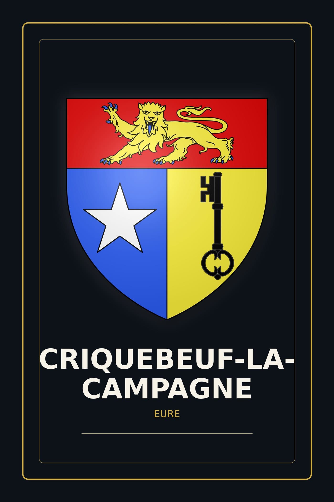 Blason de Criquebeuf-la-Campagne