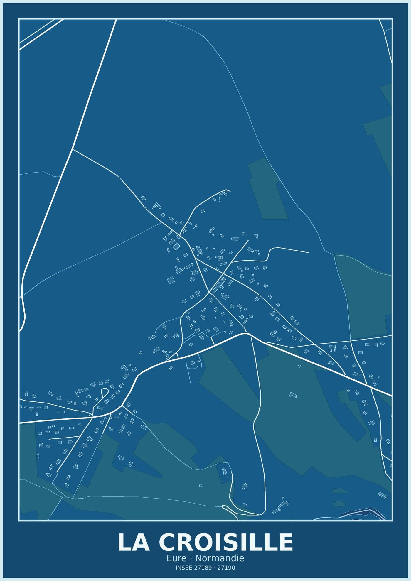 Plan de La Croisille