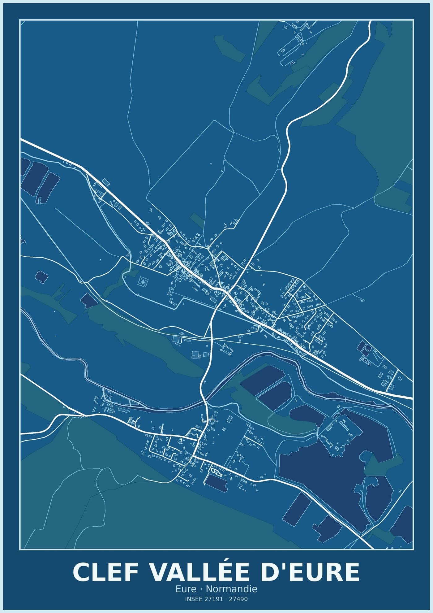 Plan de Clef Vallée d'Eure