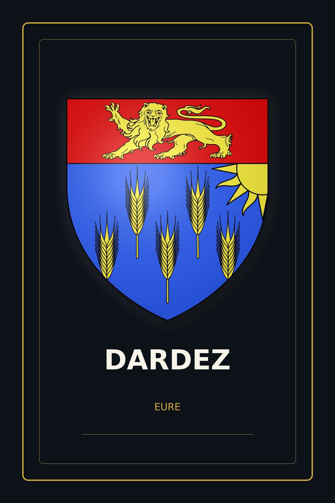 Blason de Dardez
