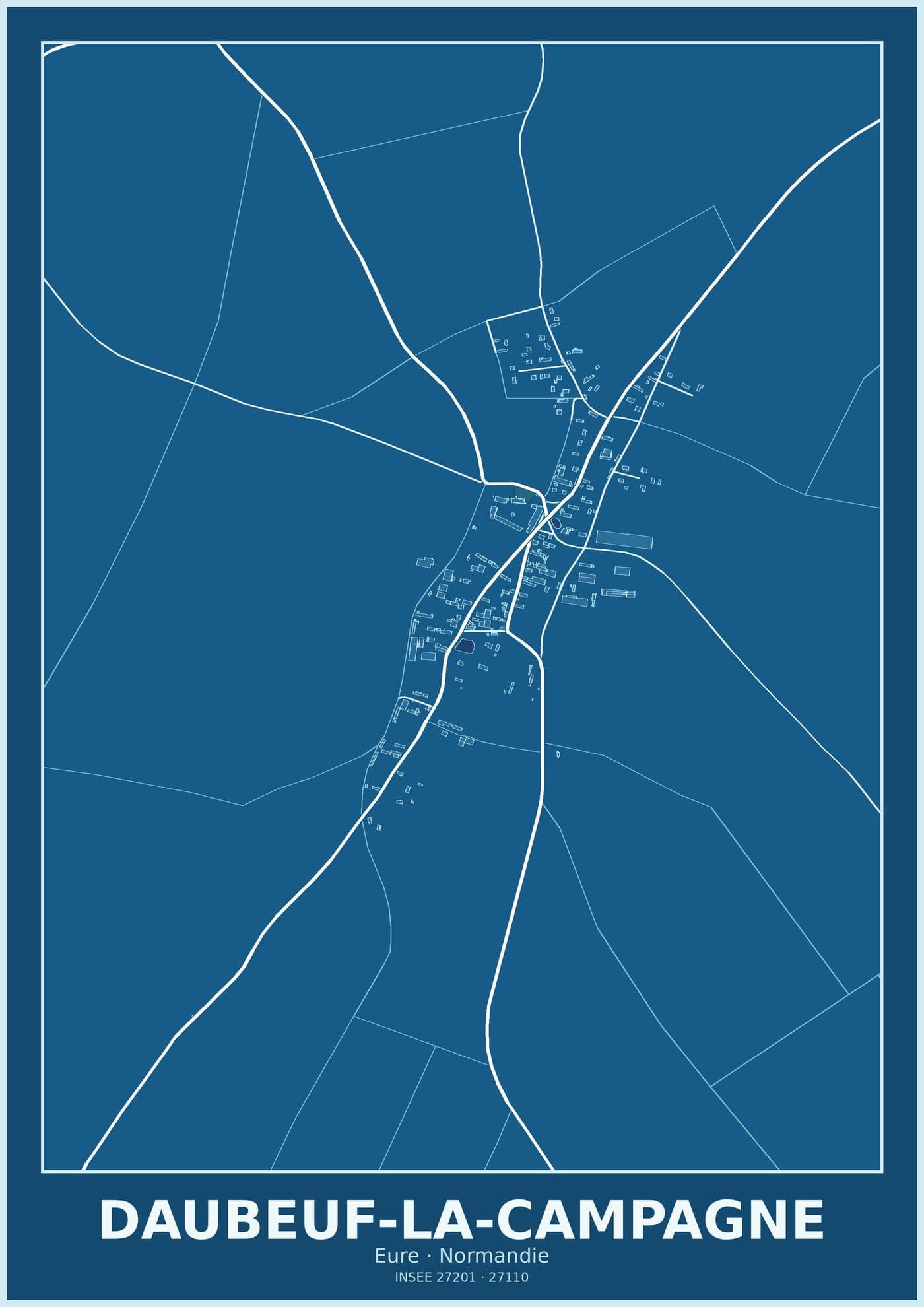 Plan de Daubeuf-la-Campagne