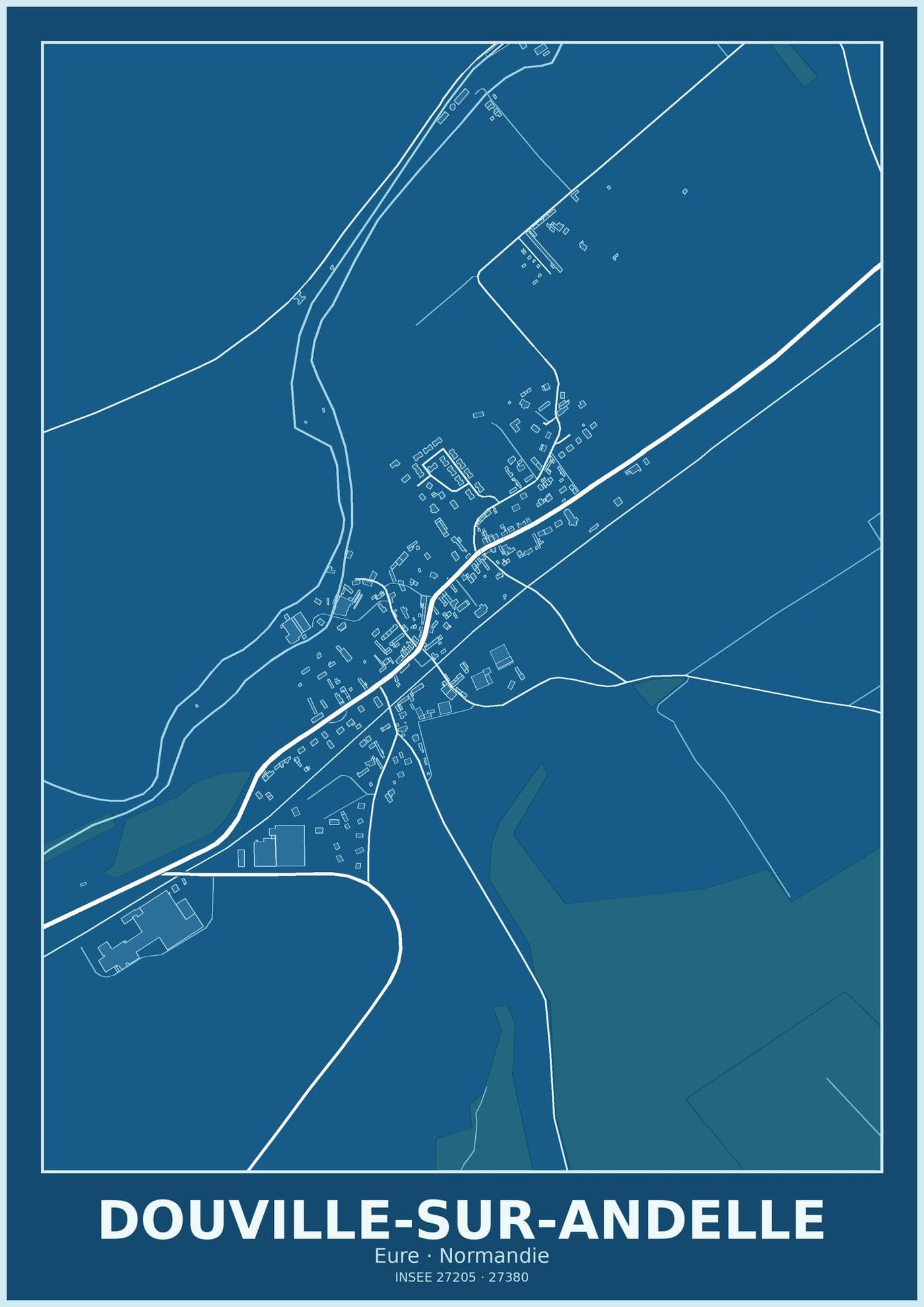 Plan de Douville-sur-Andelle