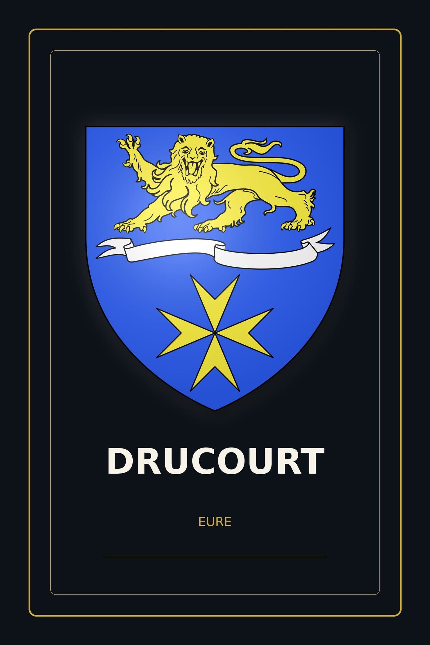 Blason de Drucourt