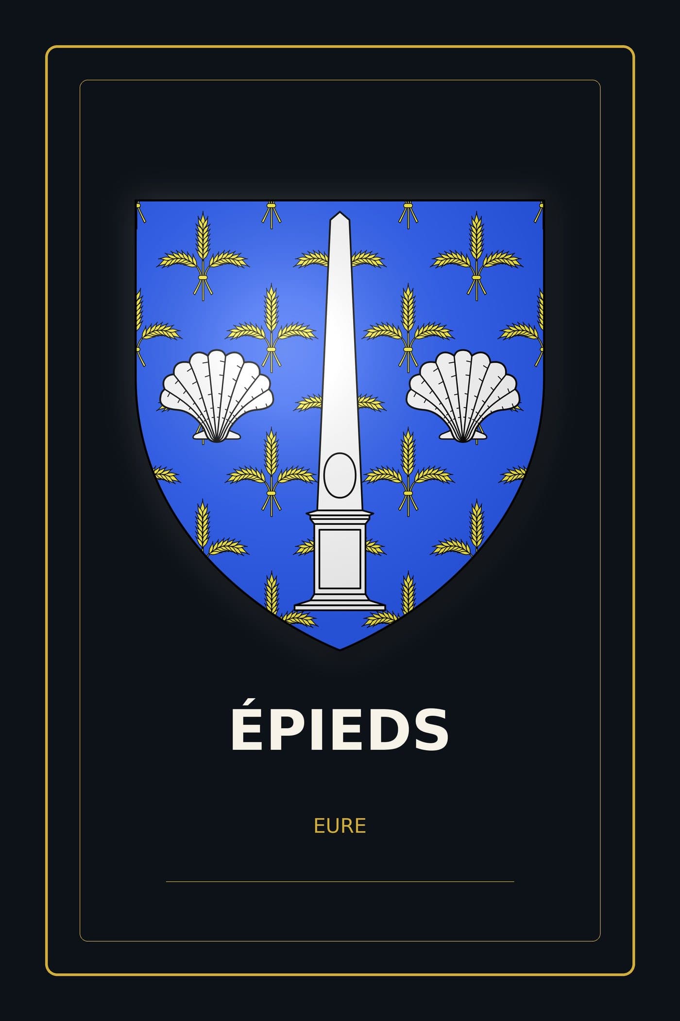 Blason d'Épieds