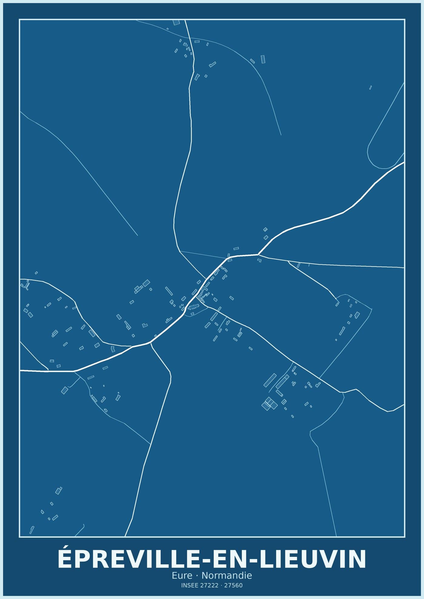 Plan d'Épreville-en-Lieuvin